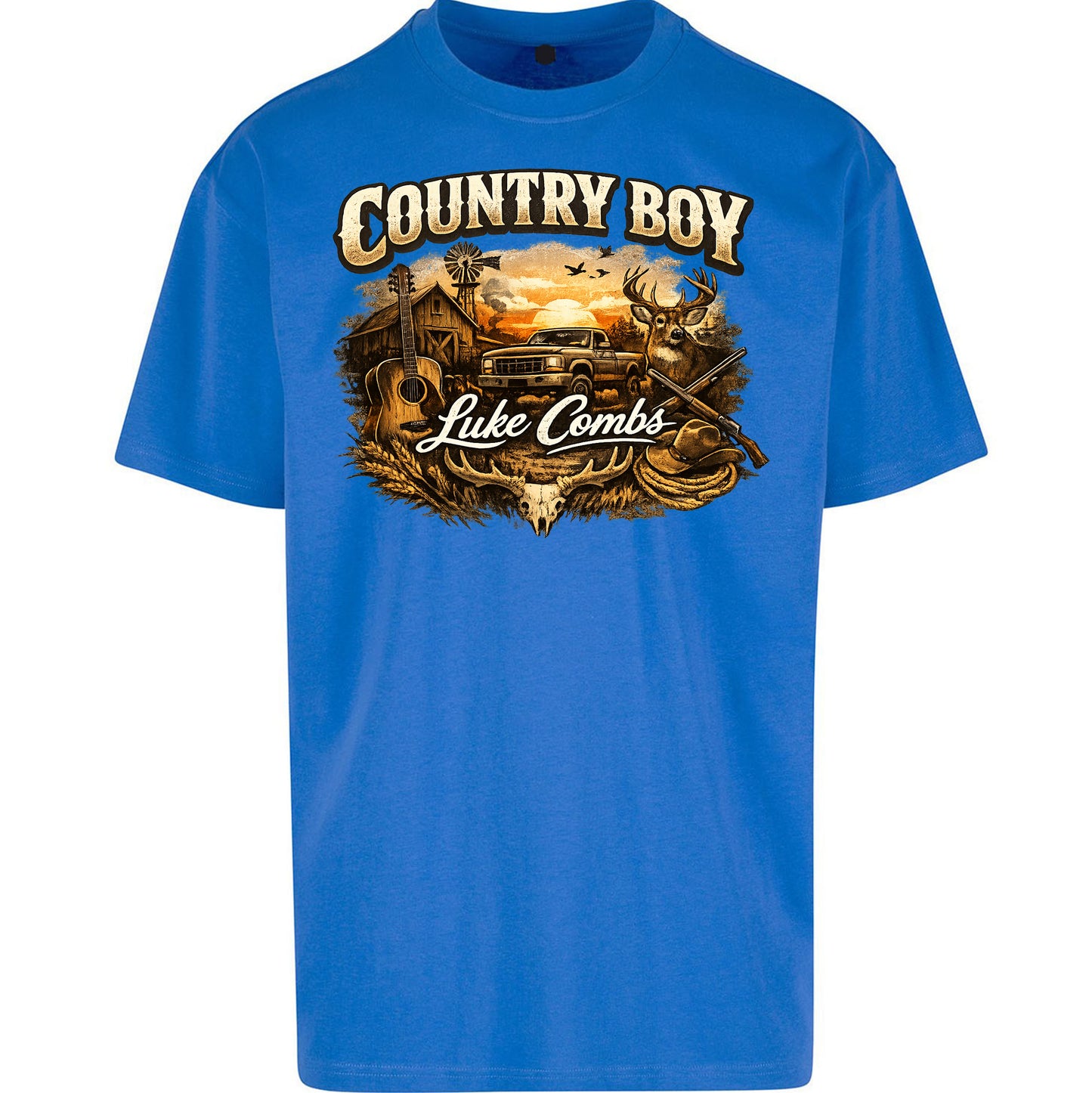 Luke Combs Country Music Oversized T Shirt