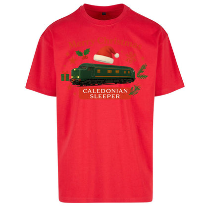 Caladonian Sleeper Christmas Oversized T Shirt 