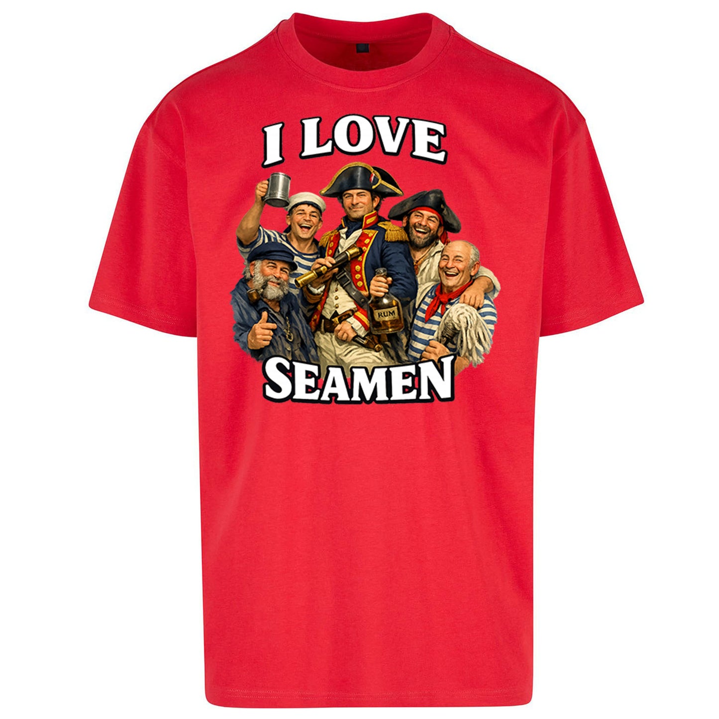 I Love Seamen Funny Cringe Meme Offensive  Oversized T Shirt
