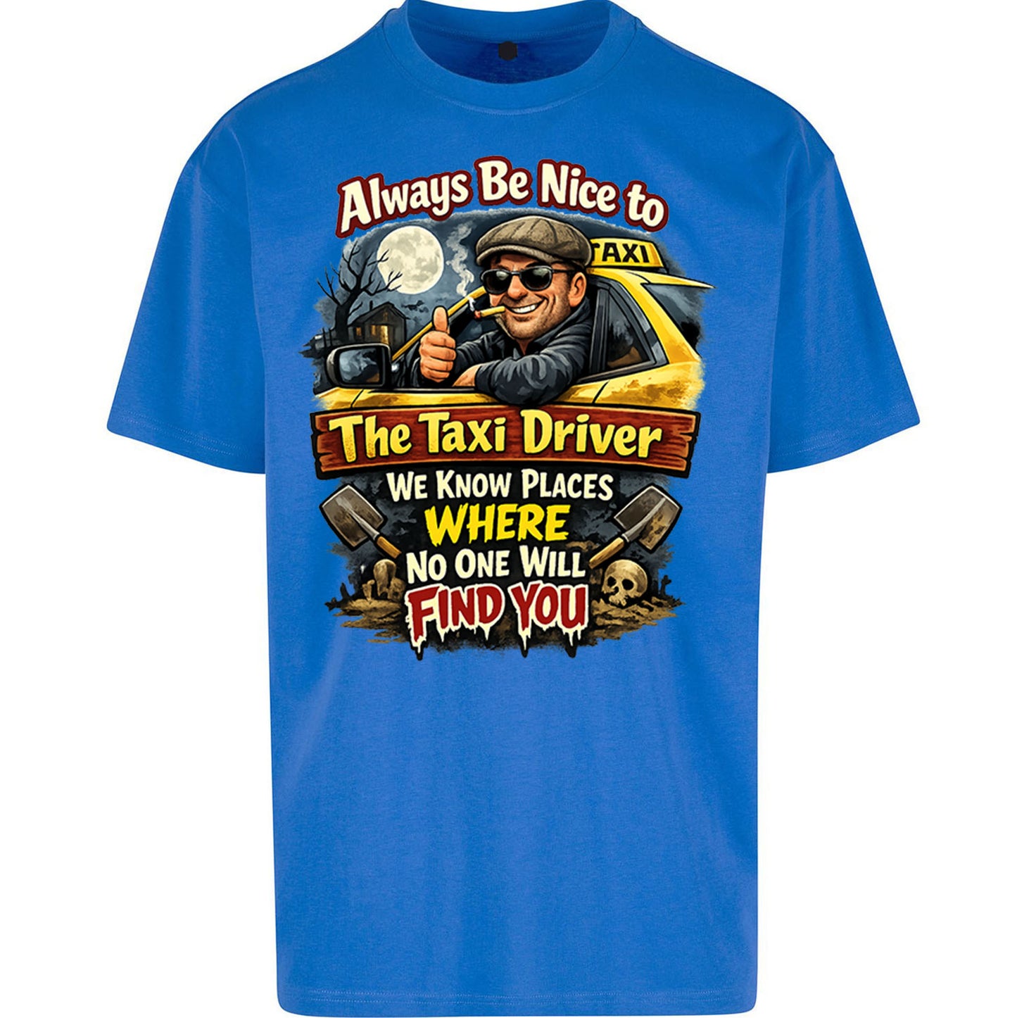 Taxi Driver Oversized T Shirt