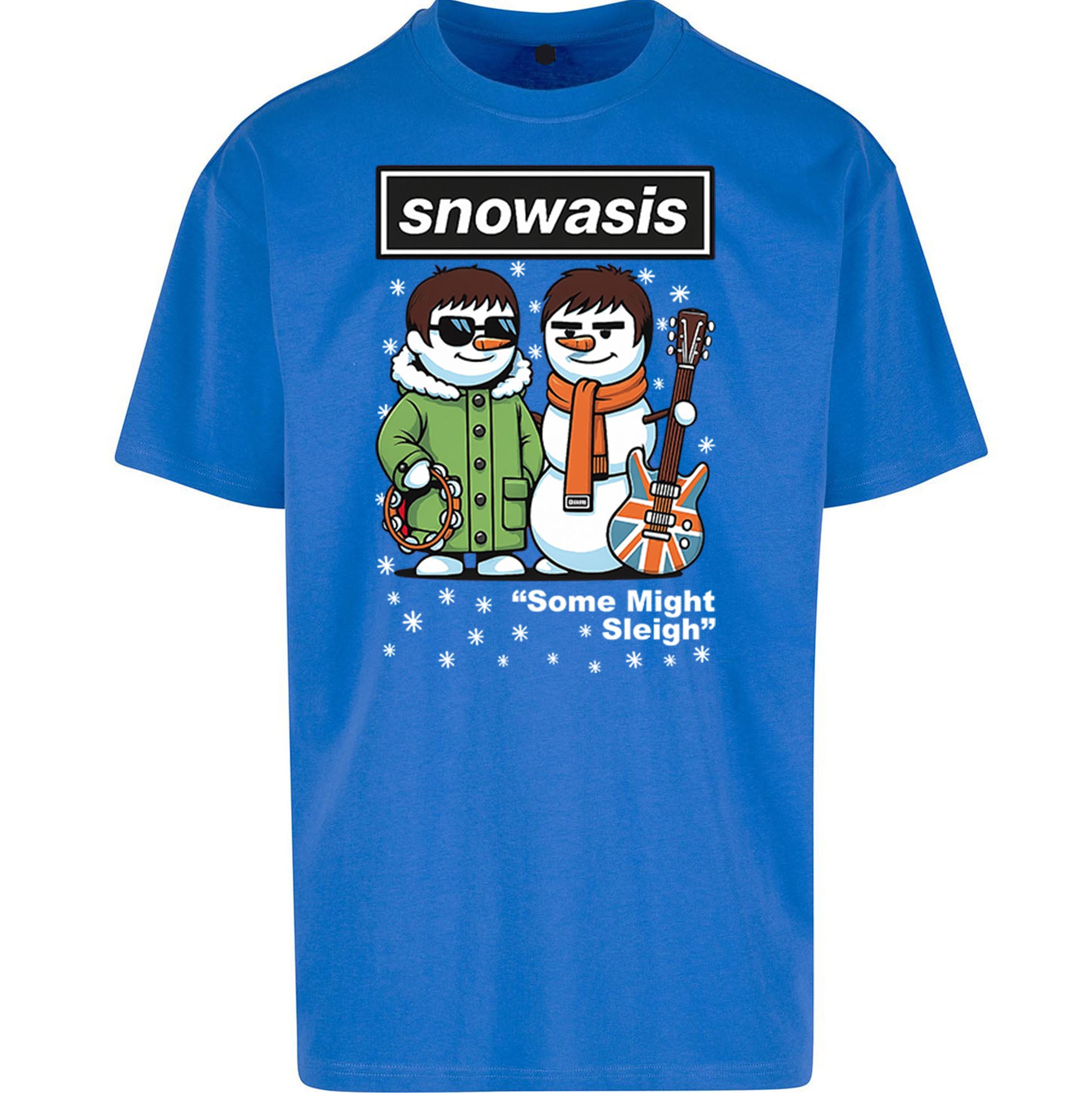 Funny Snowasis  Music Band  Oversized T Shirt