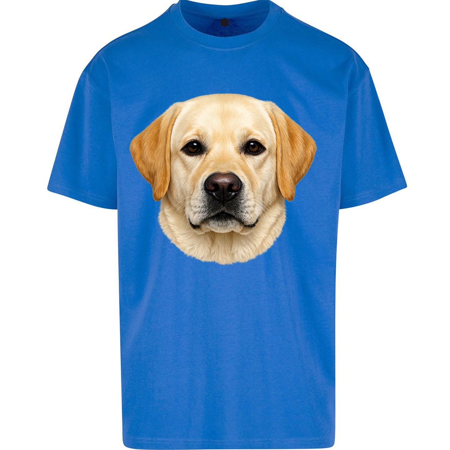 Labrador Dog Face Oversized T Shirt