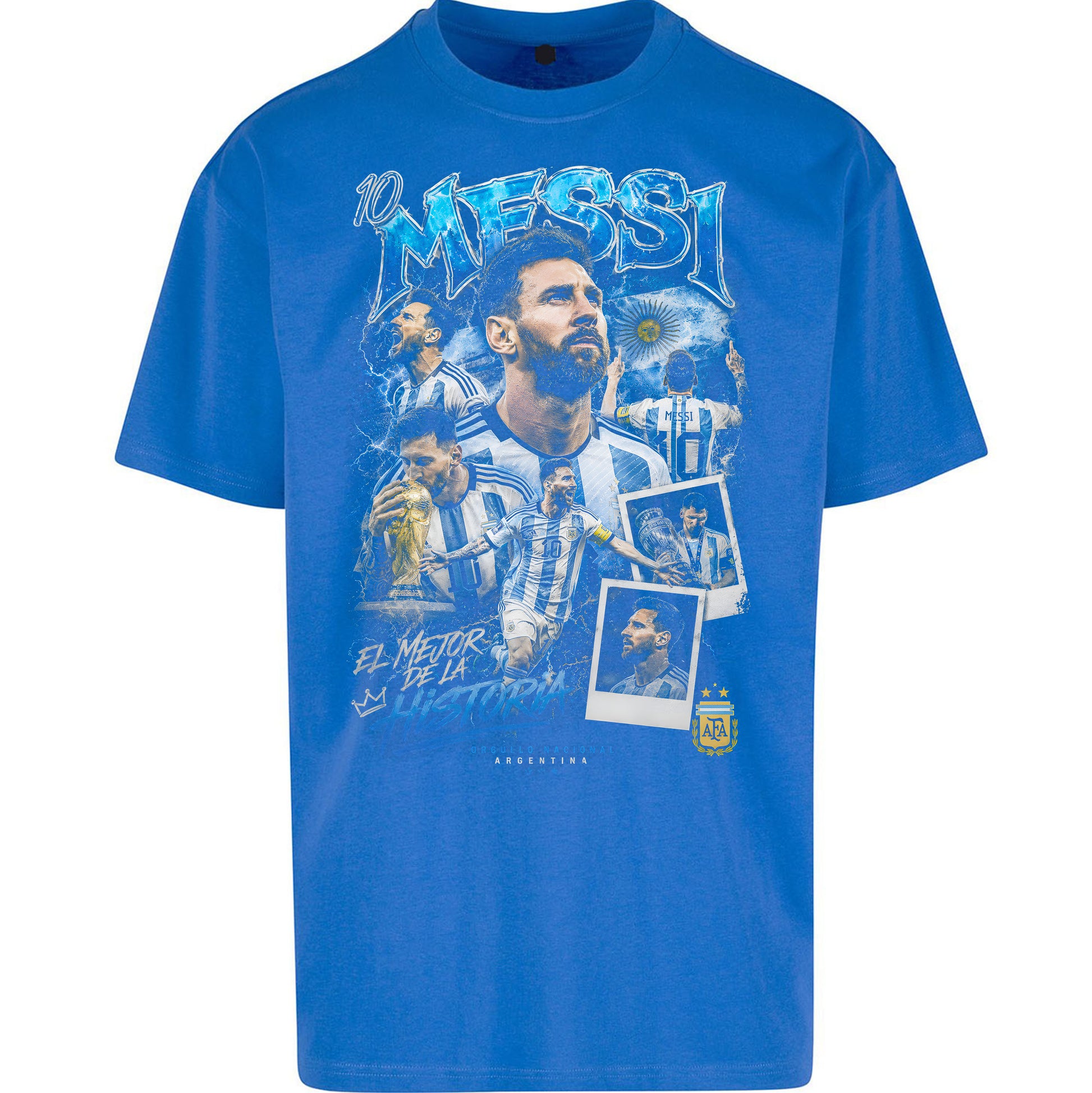 10 Messi Argentina Oversized T Shirt