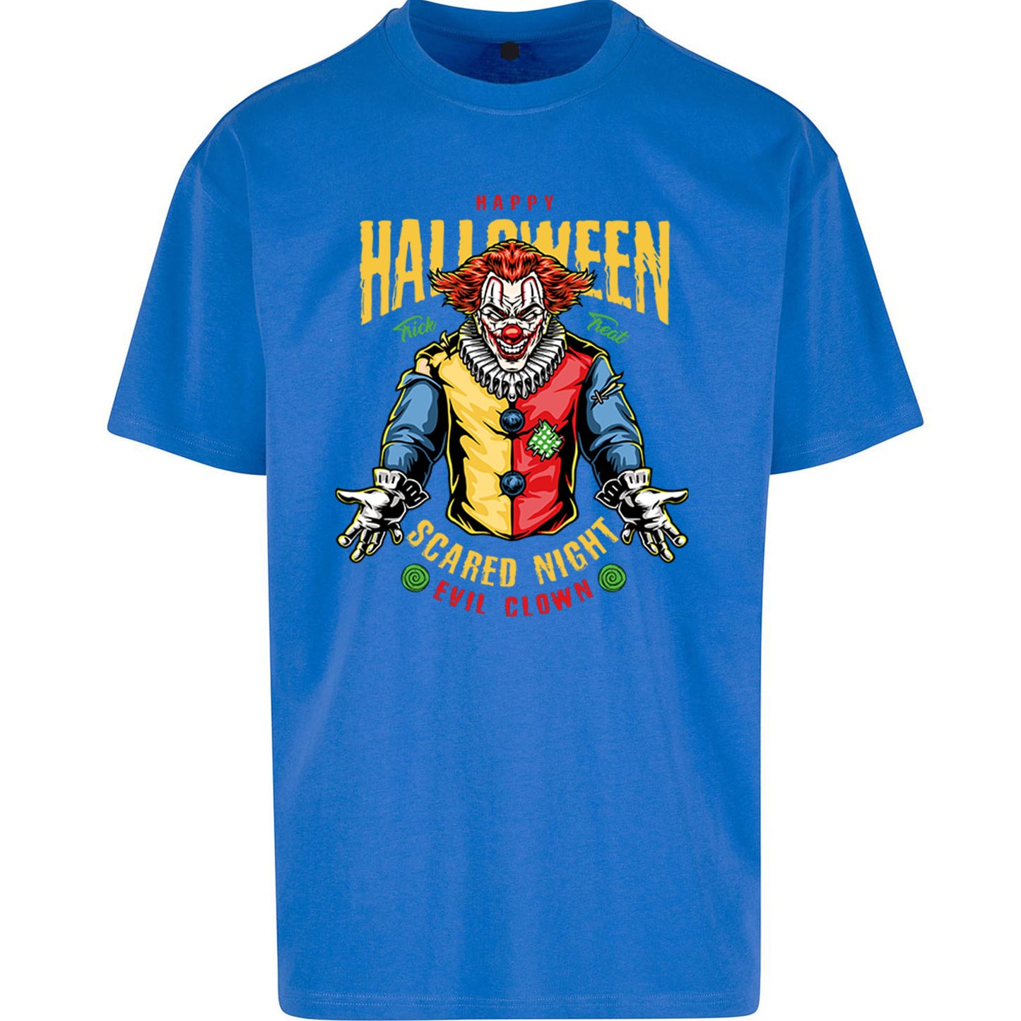 Halloween Clown Oversized T Shirt