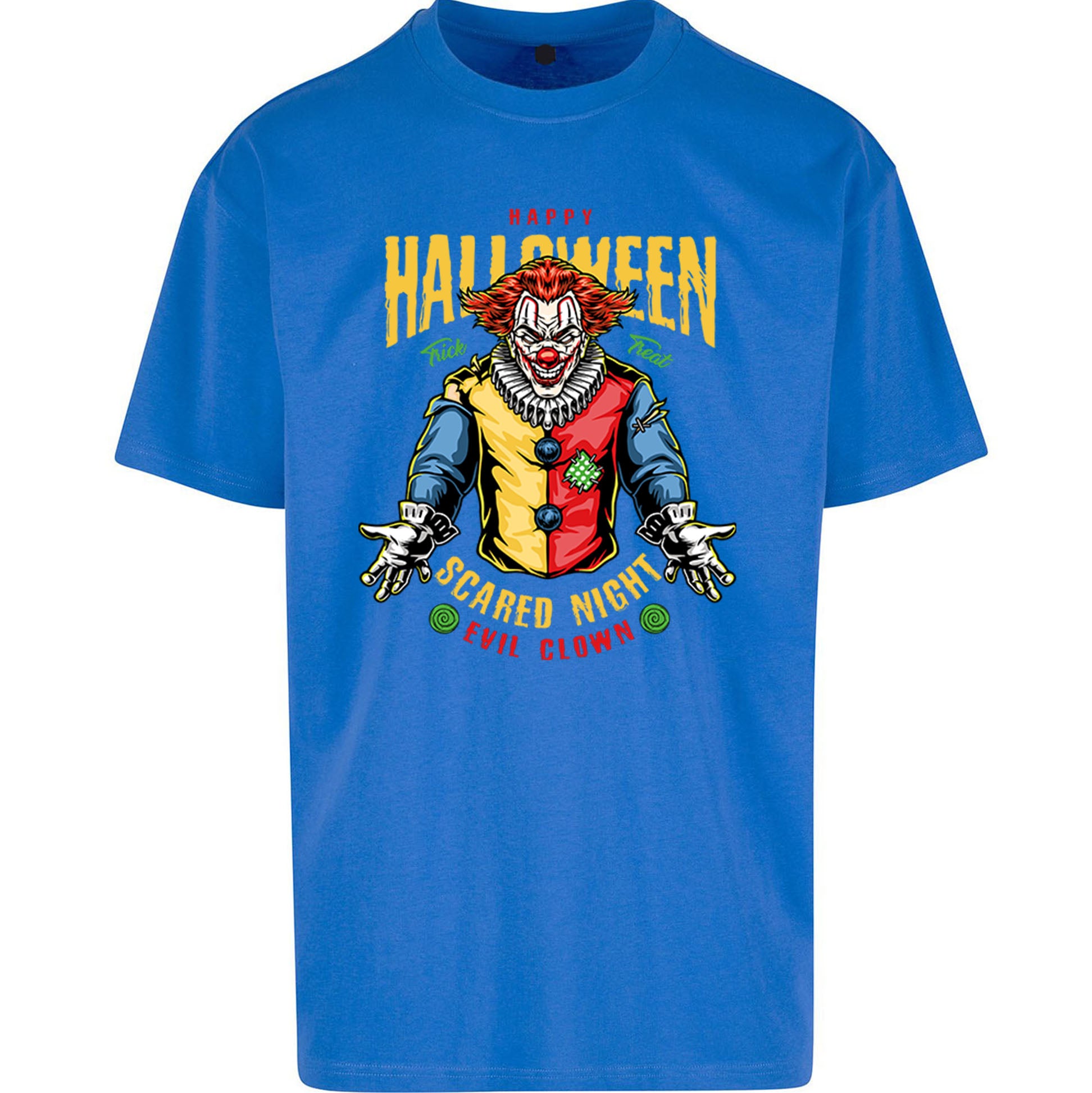 Halloween Clown Oversized T Shirt