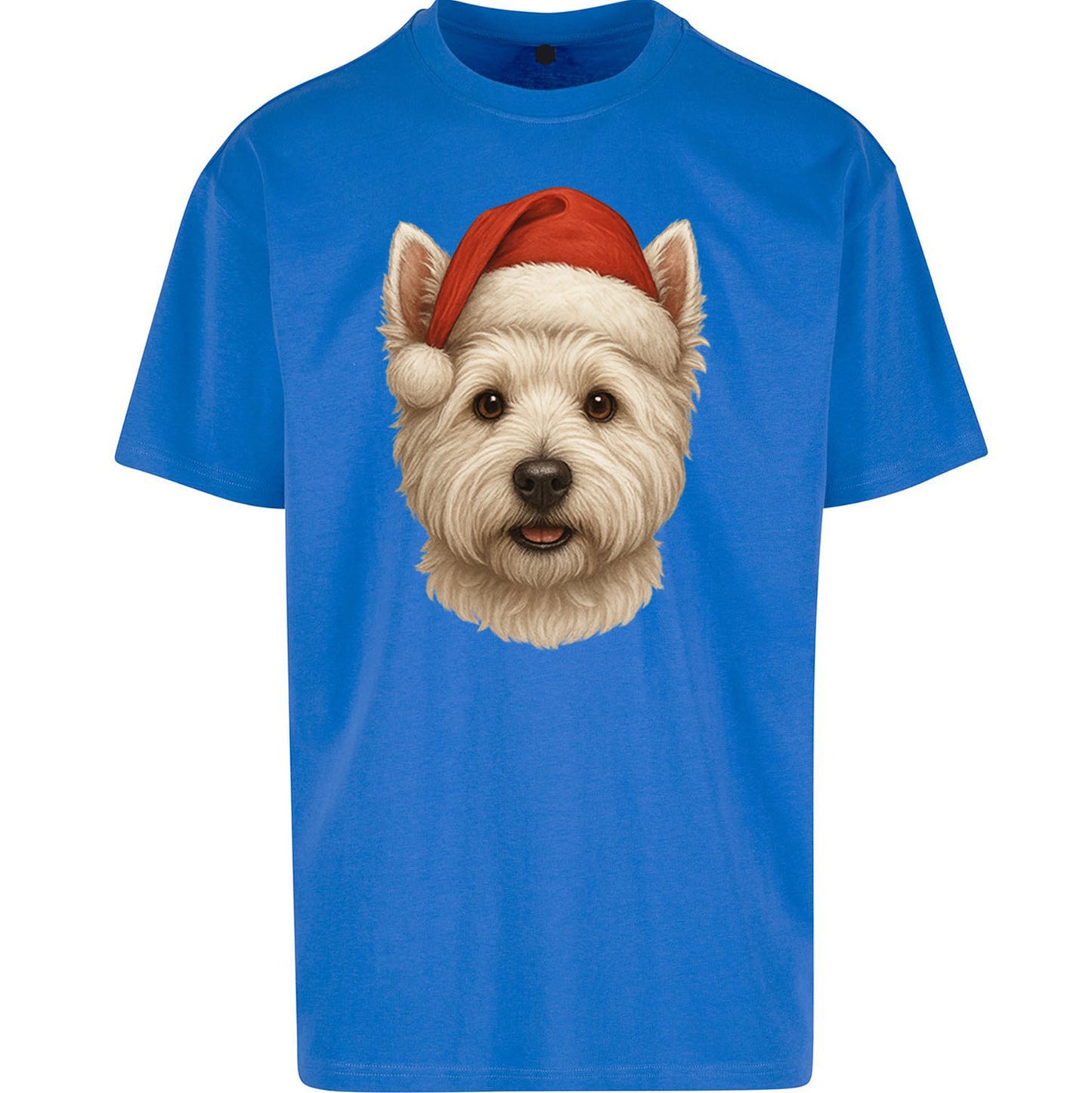West Highland White Terrier Christmas Oversized T Shirt