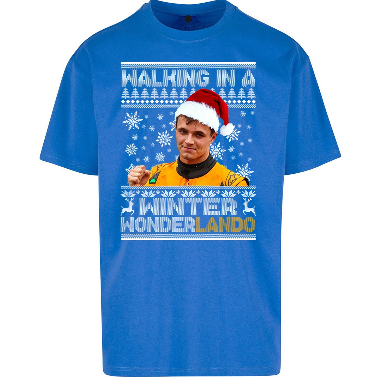 Lando Norris Christmas Oversized T Shirt