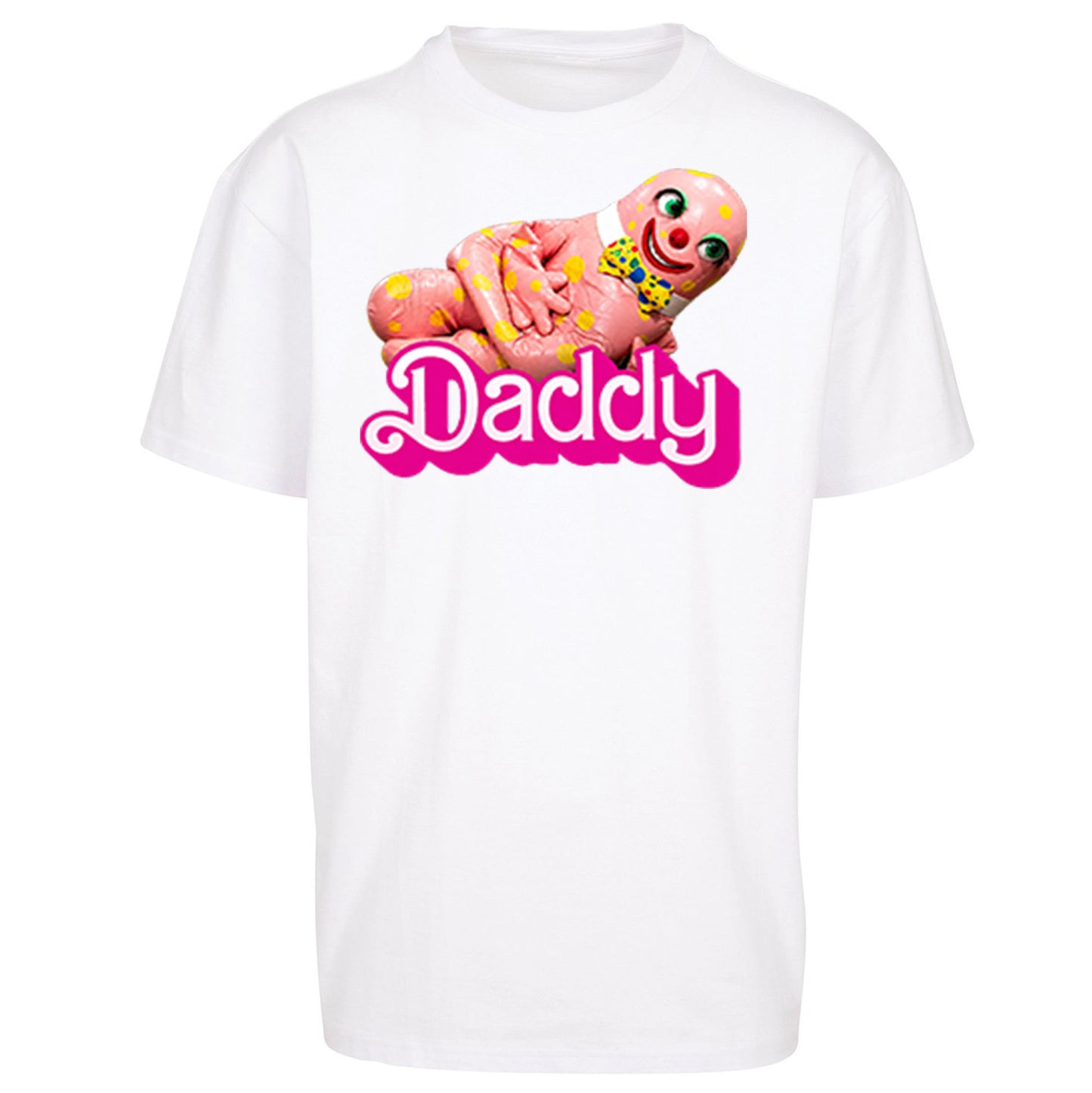 Funny Mr Blobby Daddy 90s Retro Oversized T Shirt