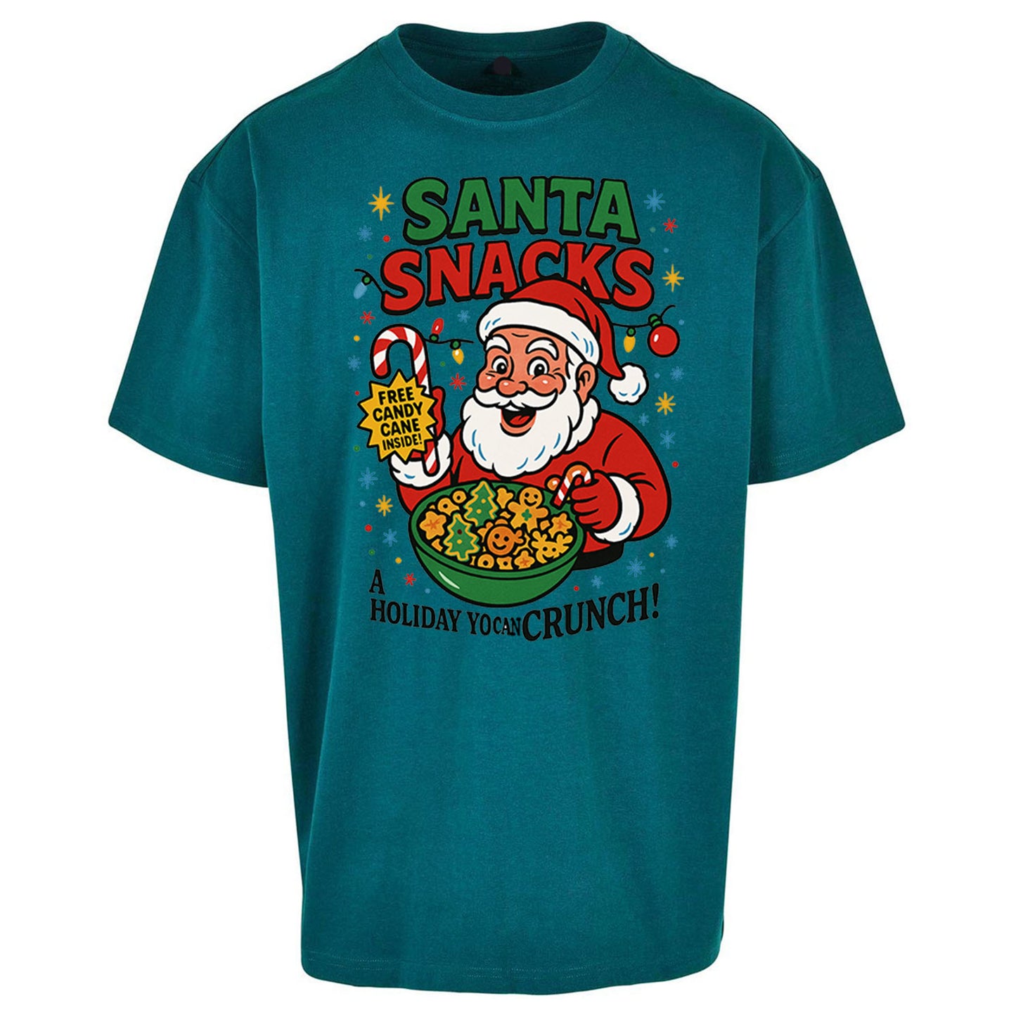 Santa Crunch Oversized T Shirt