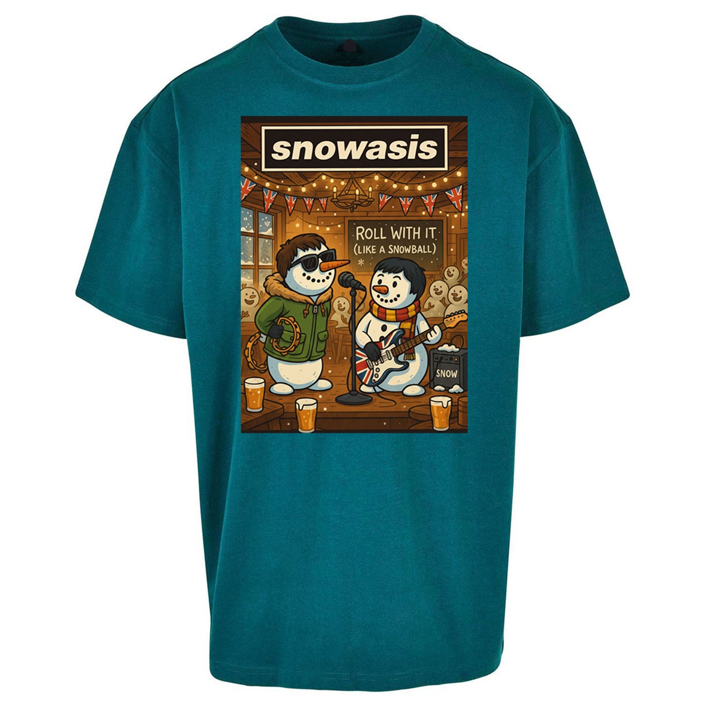 Snowasis Christmas Oversized T Shirt