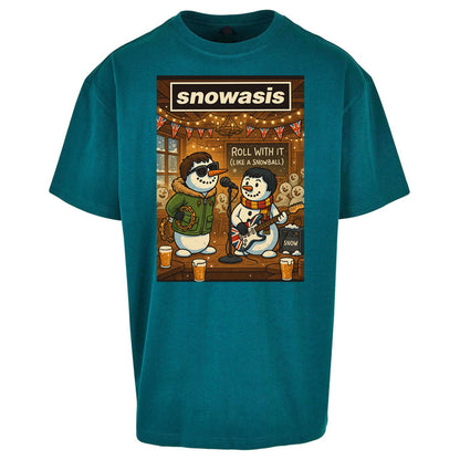 Snowasis Christmas Oversized T Shirt
