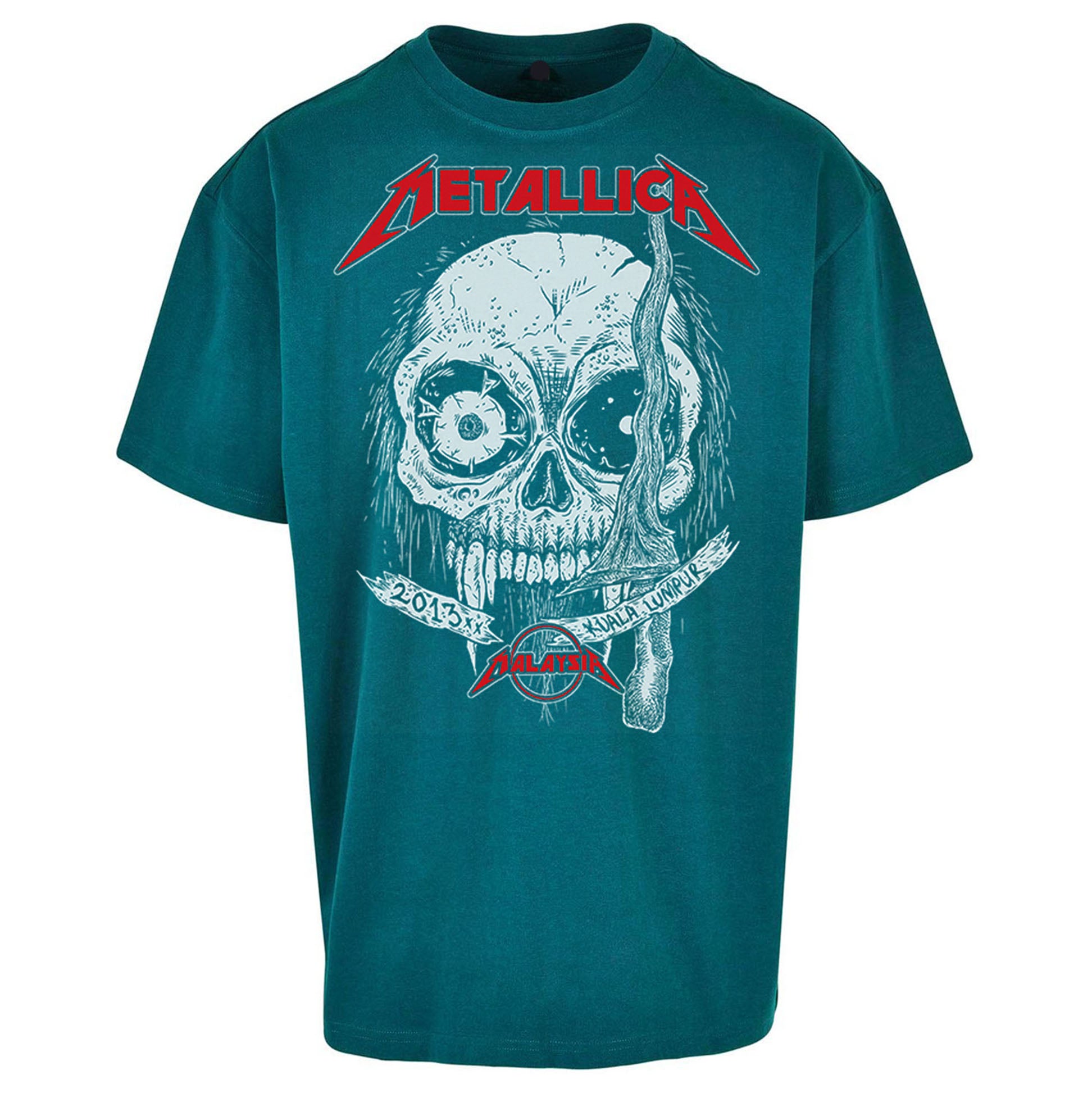 Metallica 2013 Kuala lumpur Oversized T Shirt