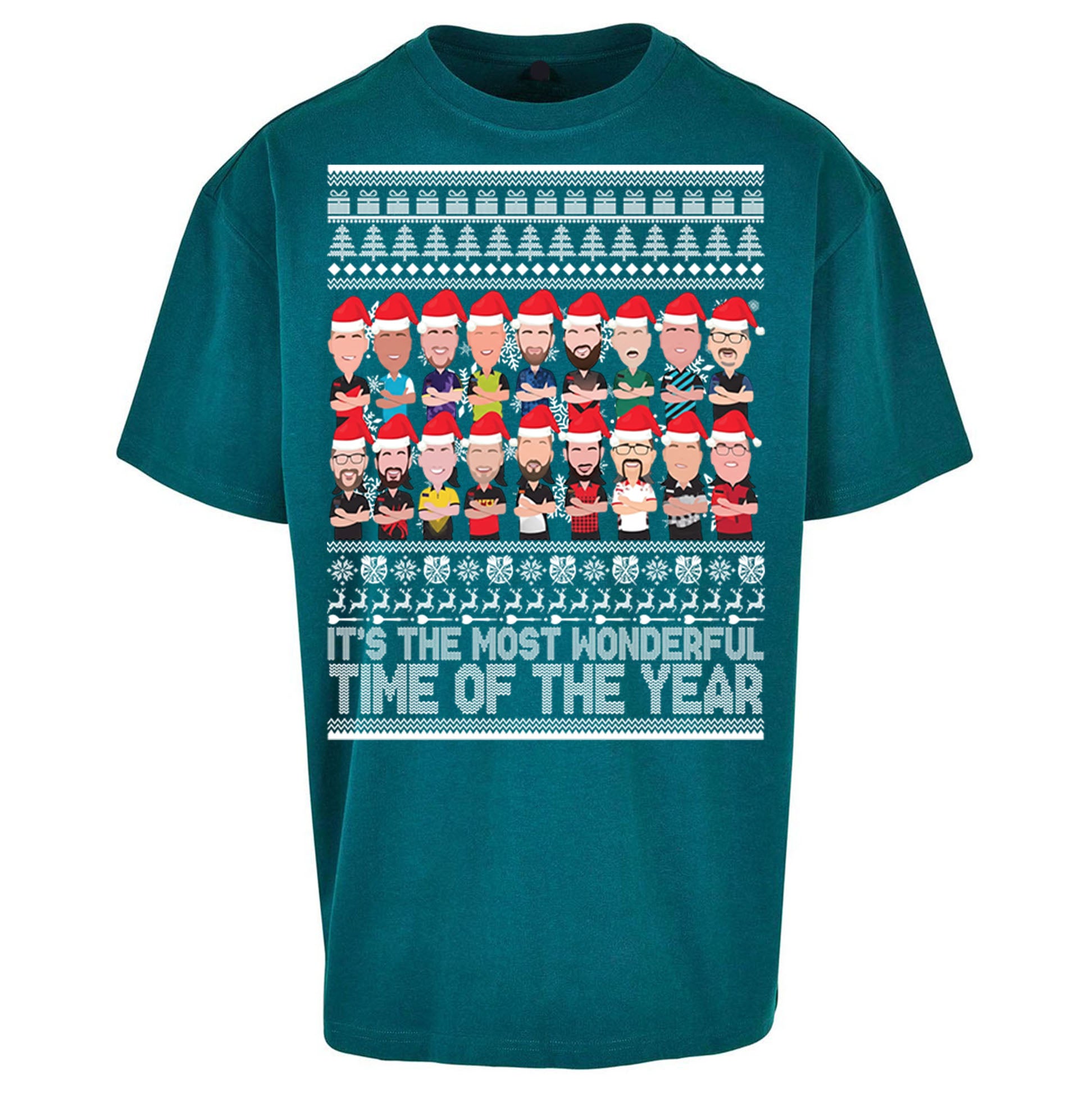 Darts Christmas Oversized T Shirt