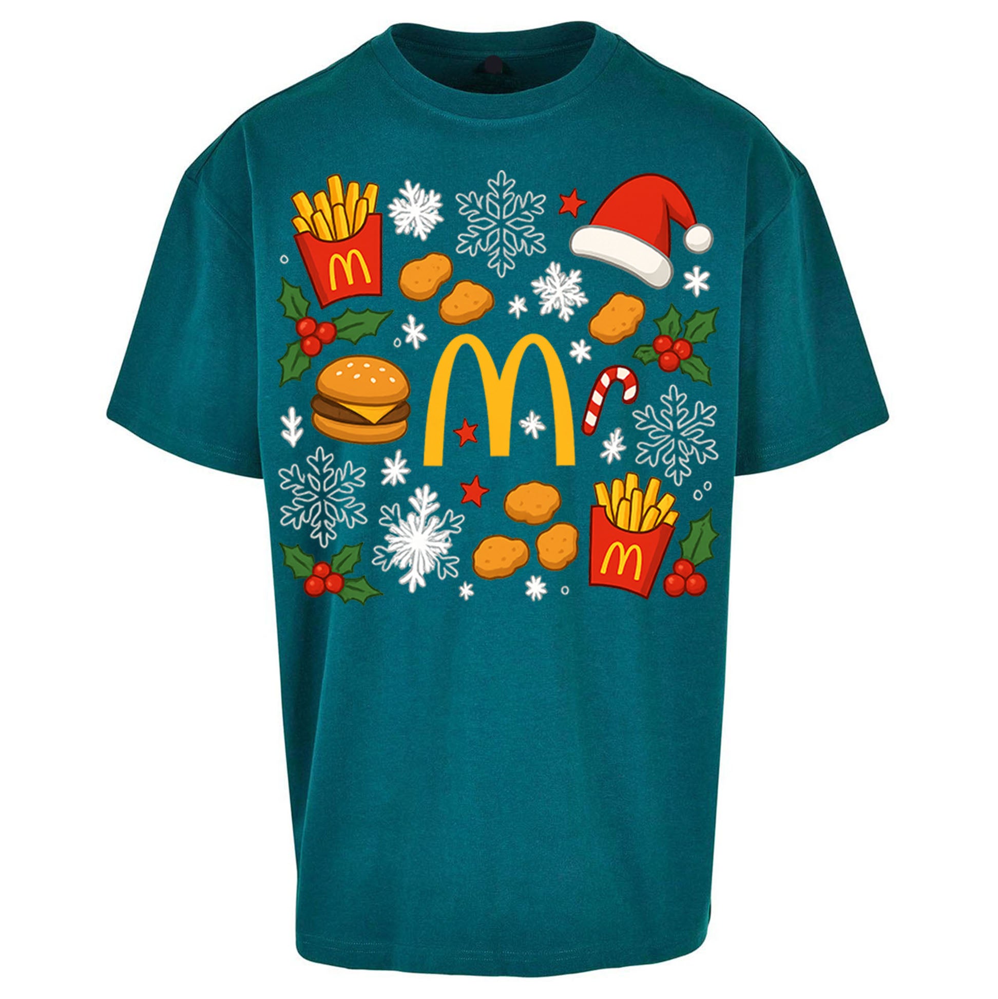 McDonalds Christmas Oversized T Shirt 