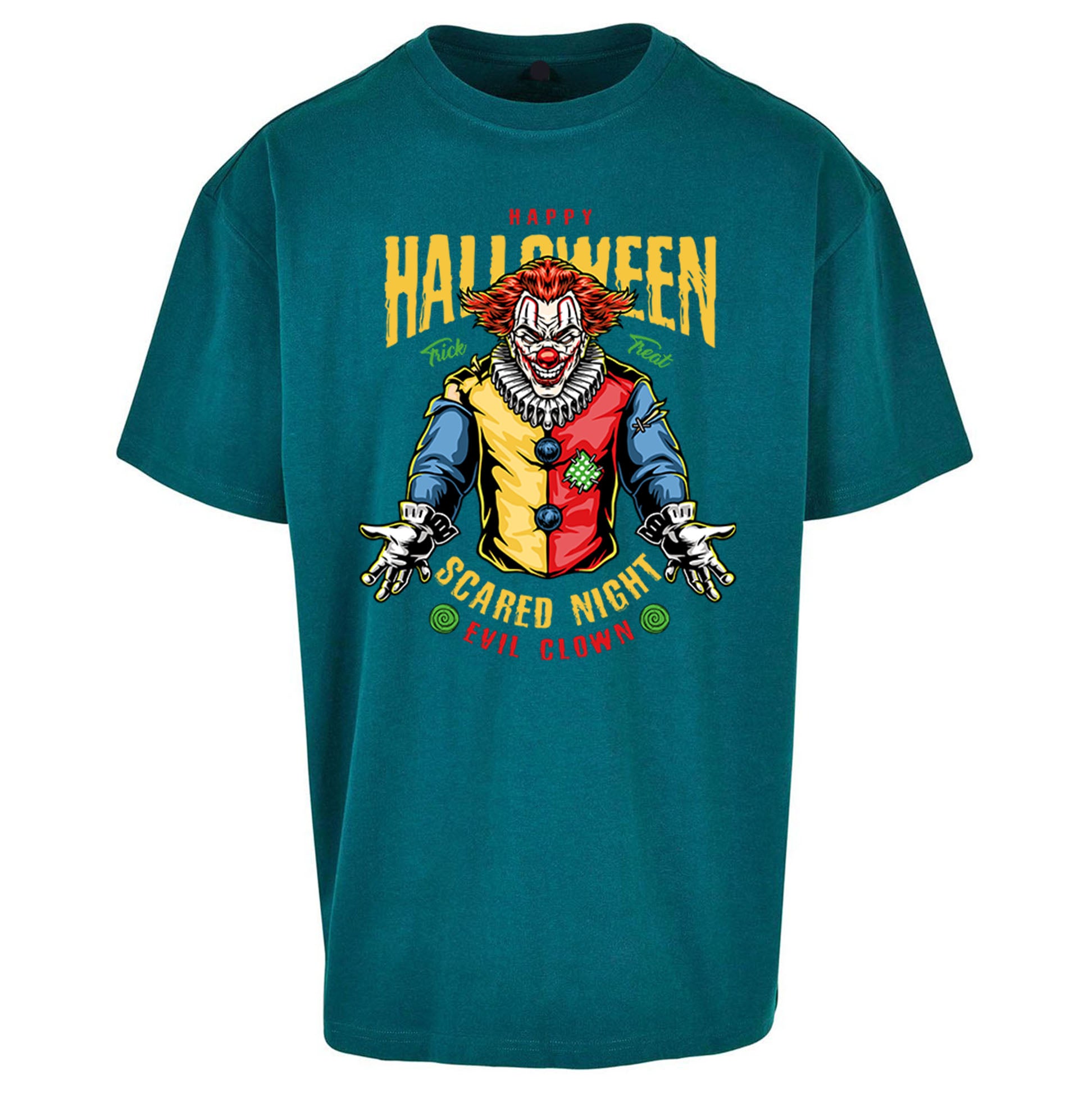 Halloween Clown Oversized T Shirt