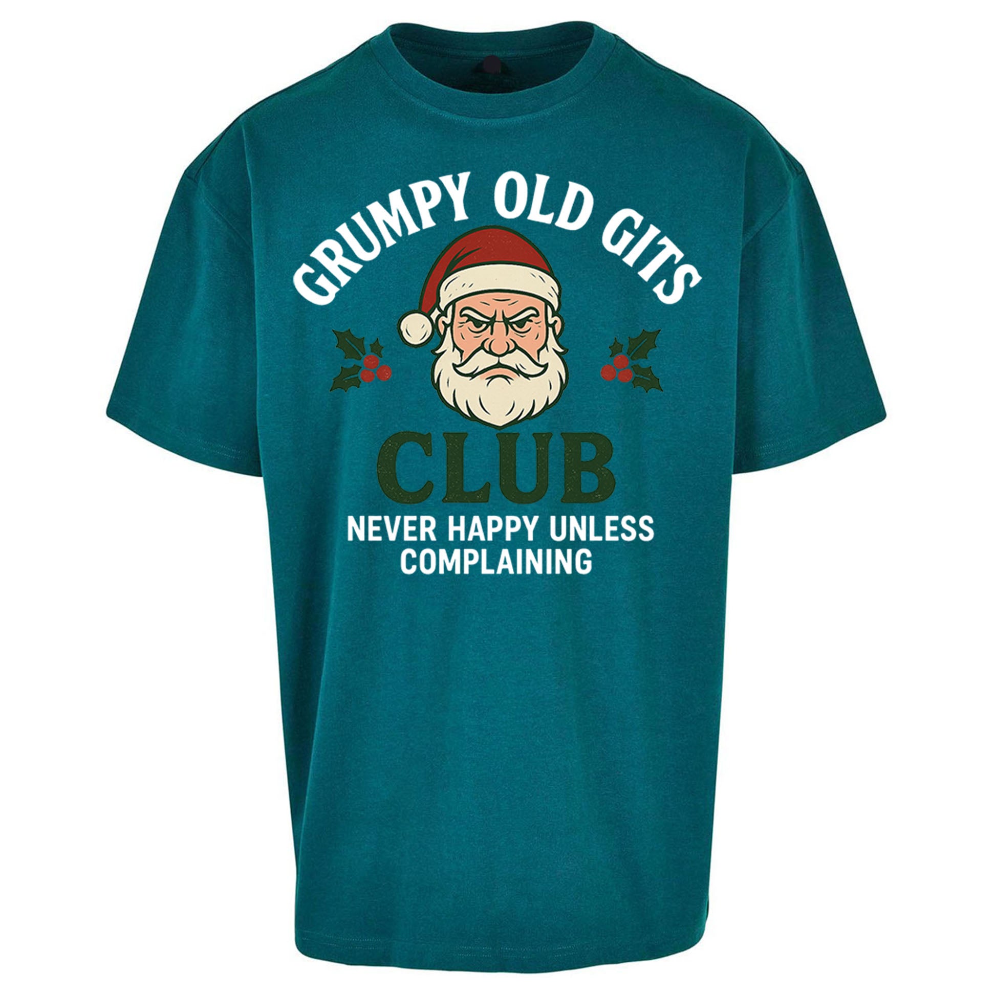 Grumpy Christmas Oversized T Shirt