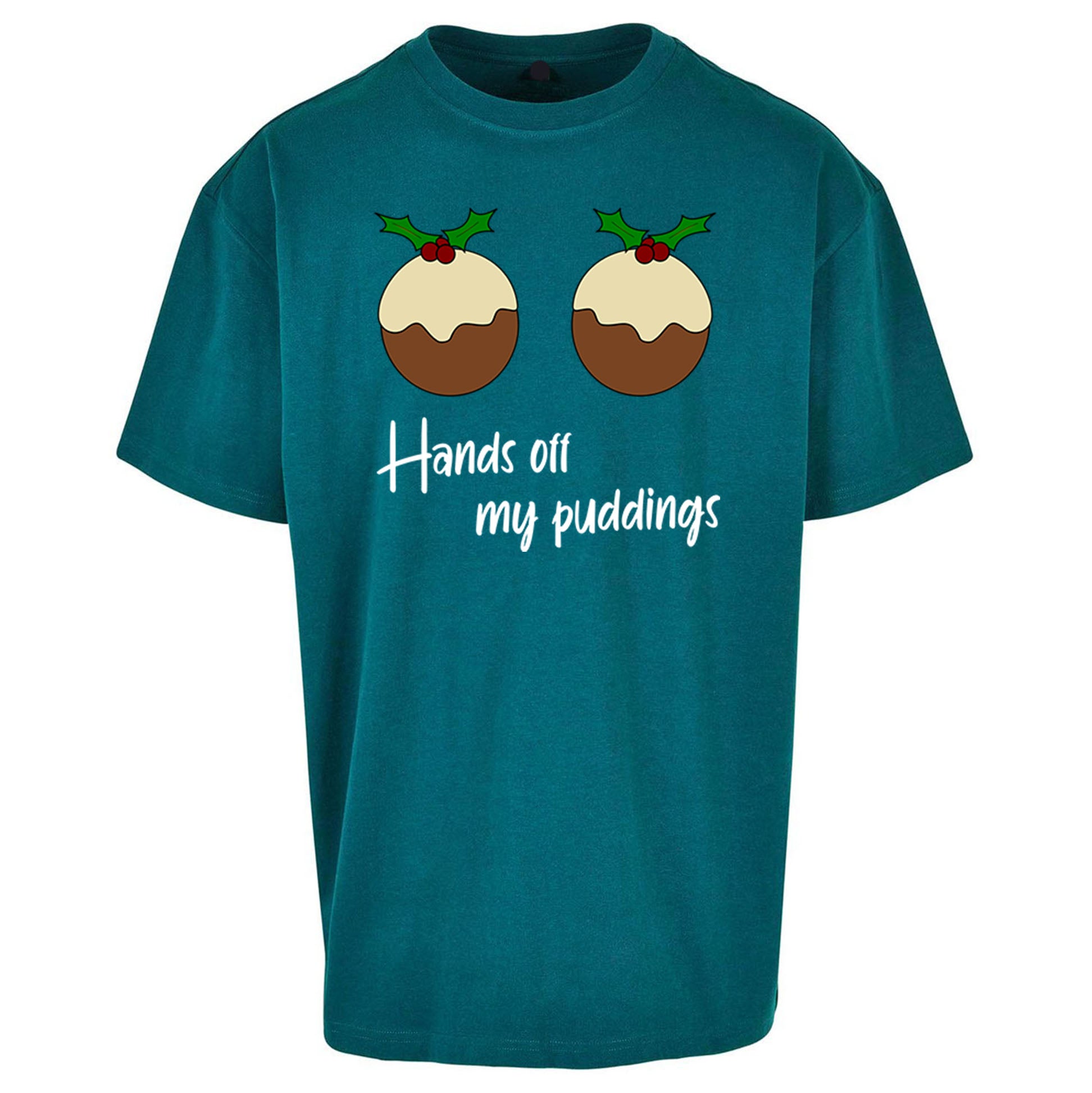 Christmas Puddings Oversized T Shirt
