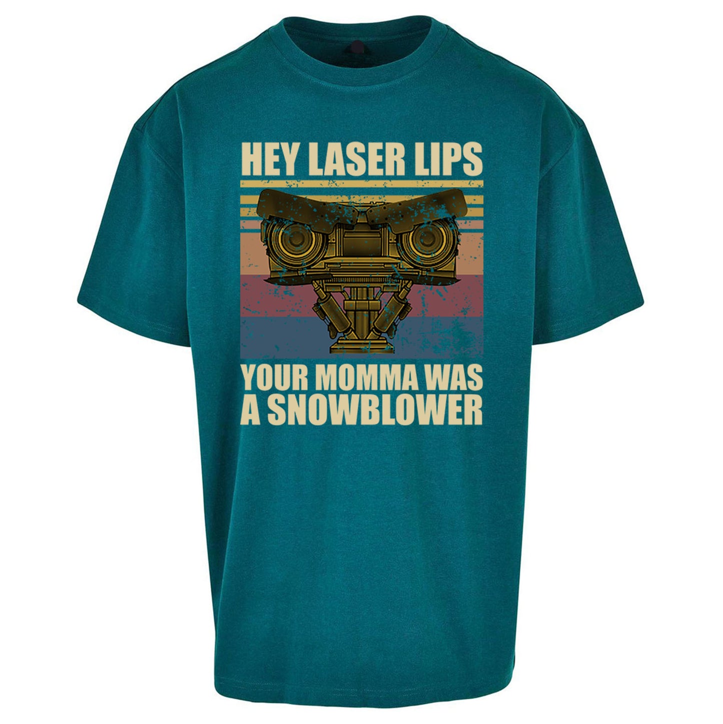 Hey Laser Lips Oversized T Shirt