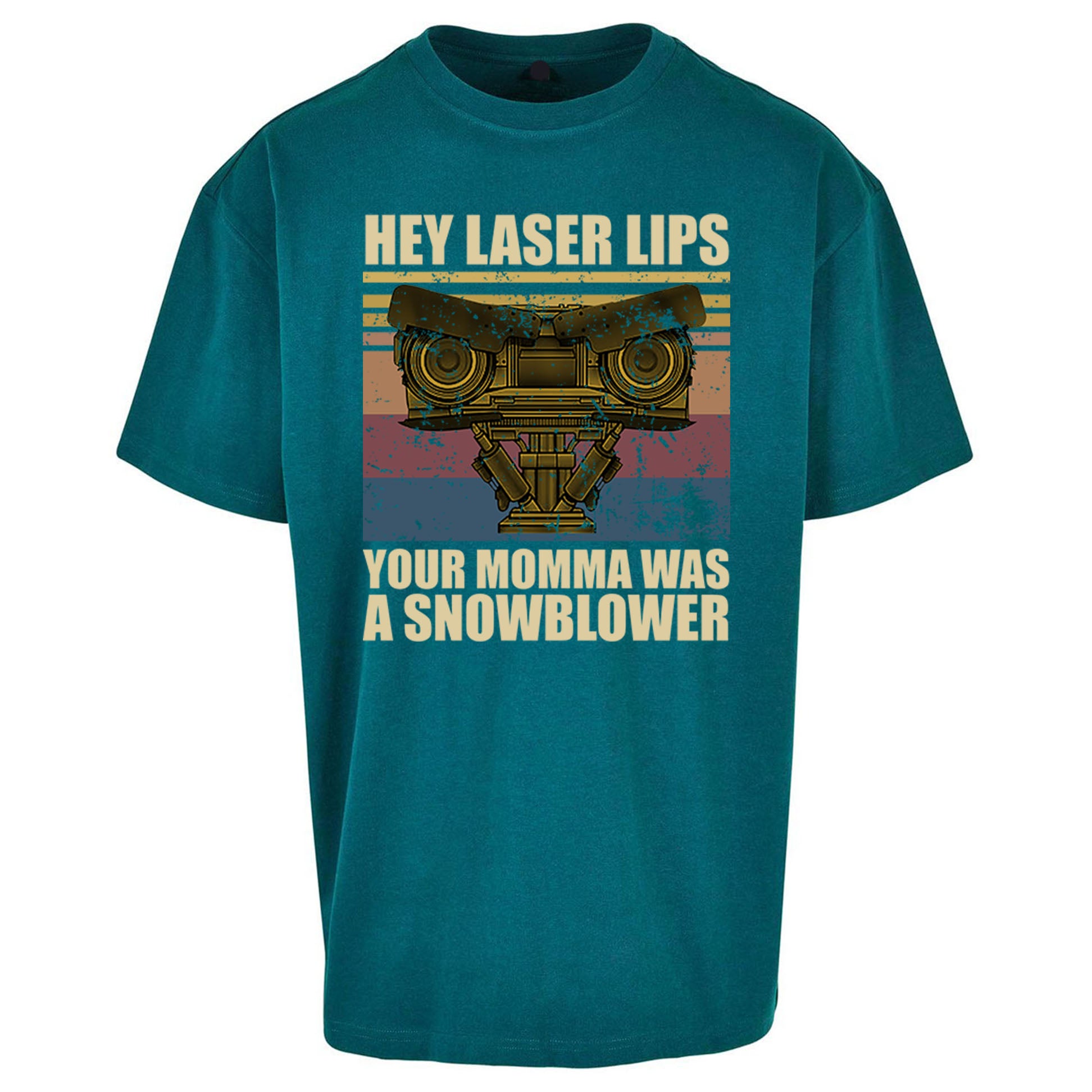 Hey Laser Lips Oversized T Shirt