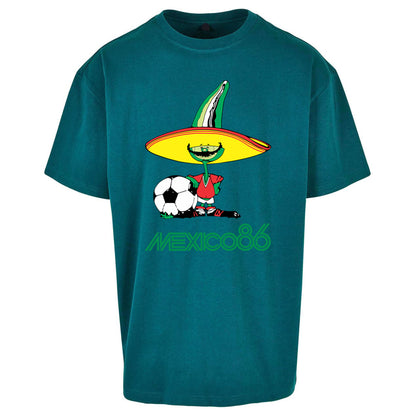 Mexico 86 Mascot Oversized T Shirt