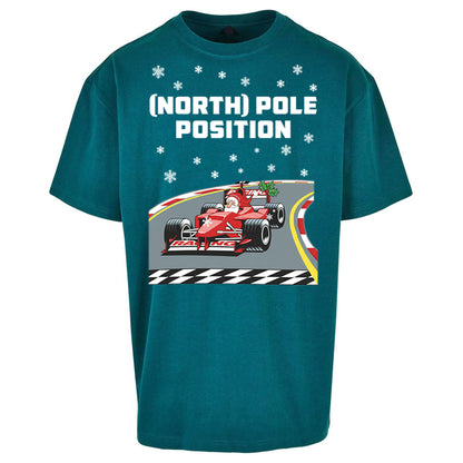 North Pole Christmas Oversized T Shirt