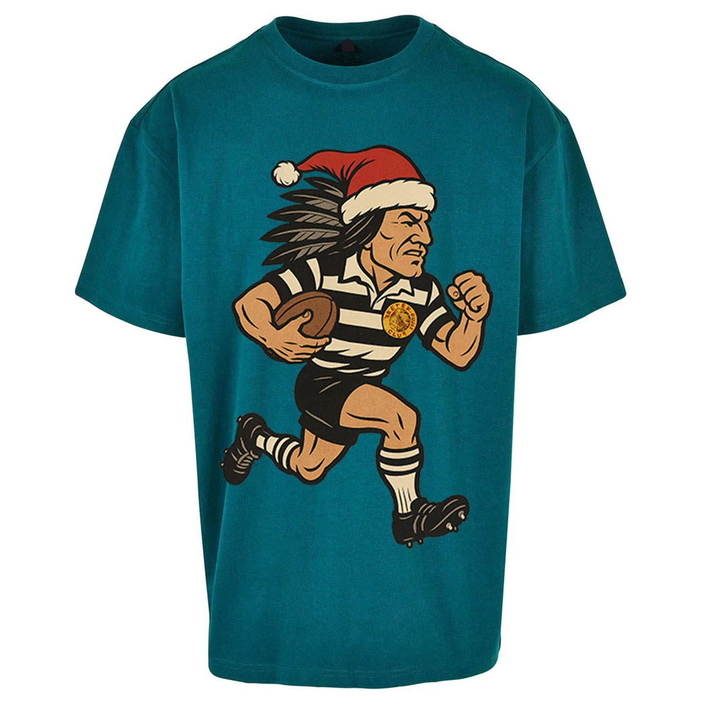 Newcastle Falcons Christmas Oversized T Shirt