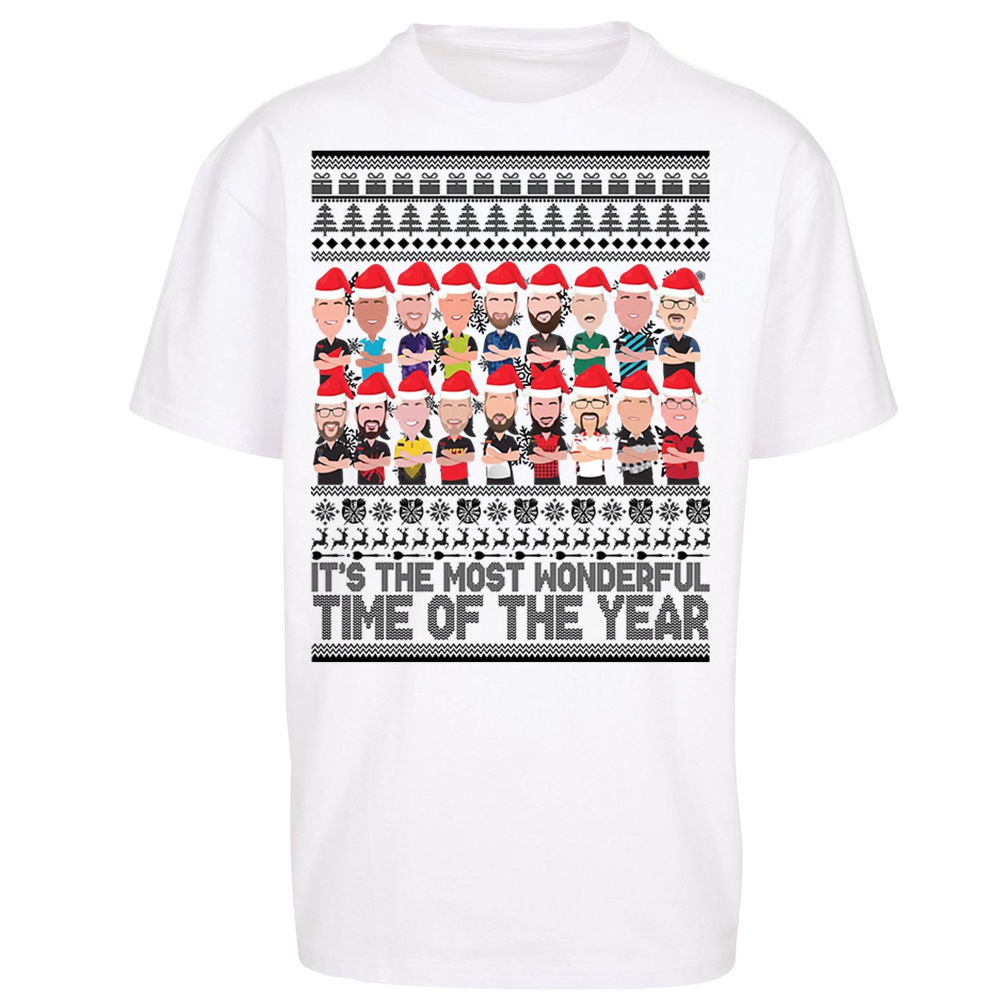 Darts Christmas Oversized T Shirt