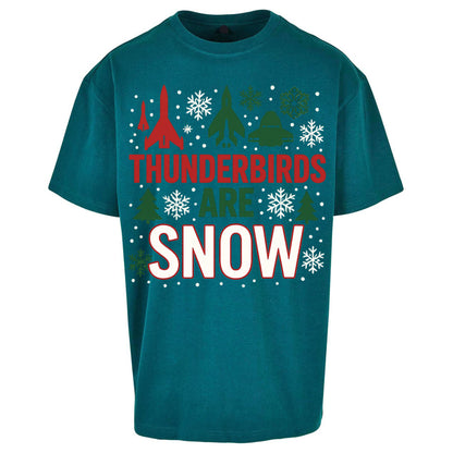Thunderbirds Christmas Oversized T Shirt 