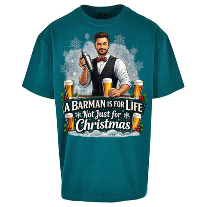 Barman Christmas Oversized T Shirt
