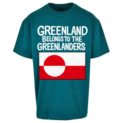 Greenland Belongs To The Greenlanders Oversized T Shirt