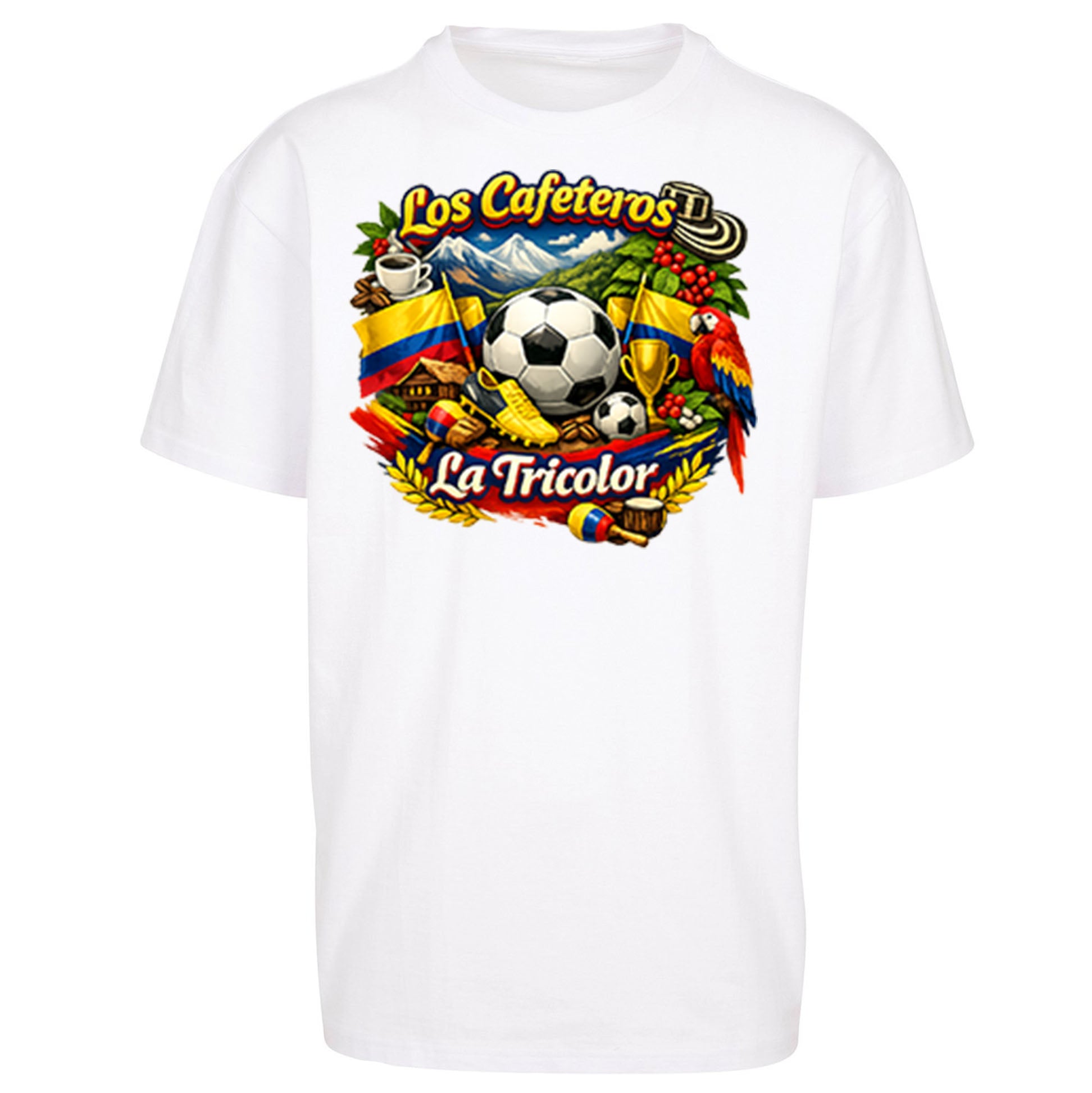 Colombia Football Oversized T Shirt