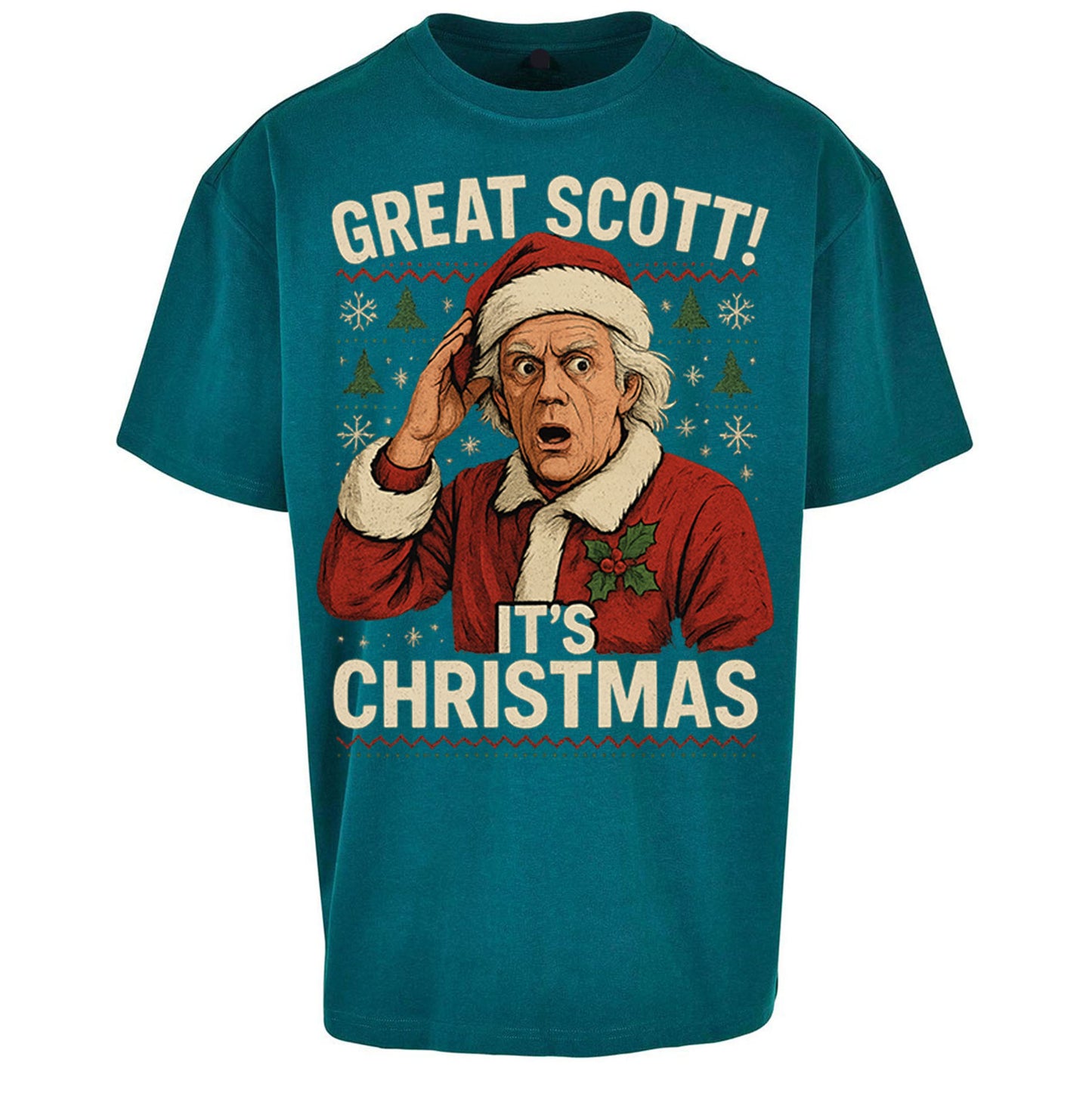 Back to the Future Doc Brown Oversized T Shirt 