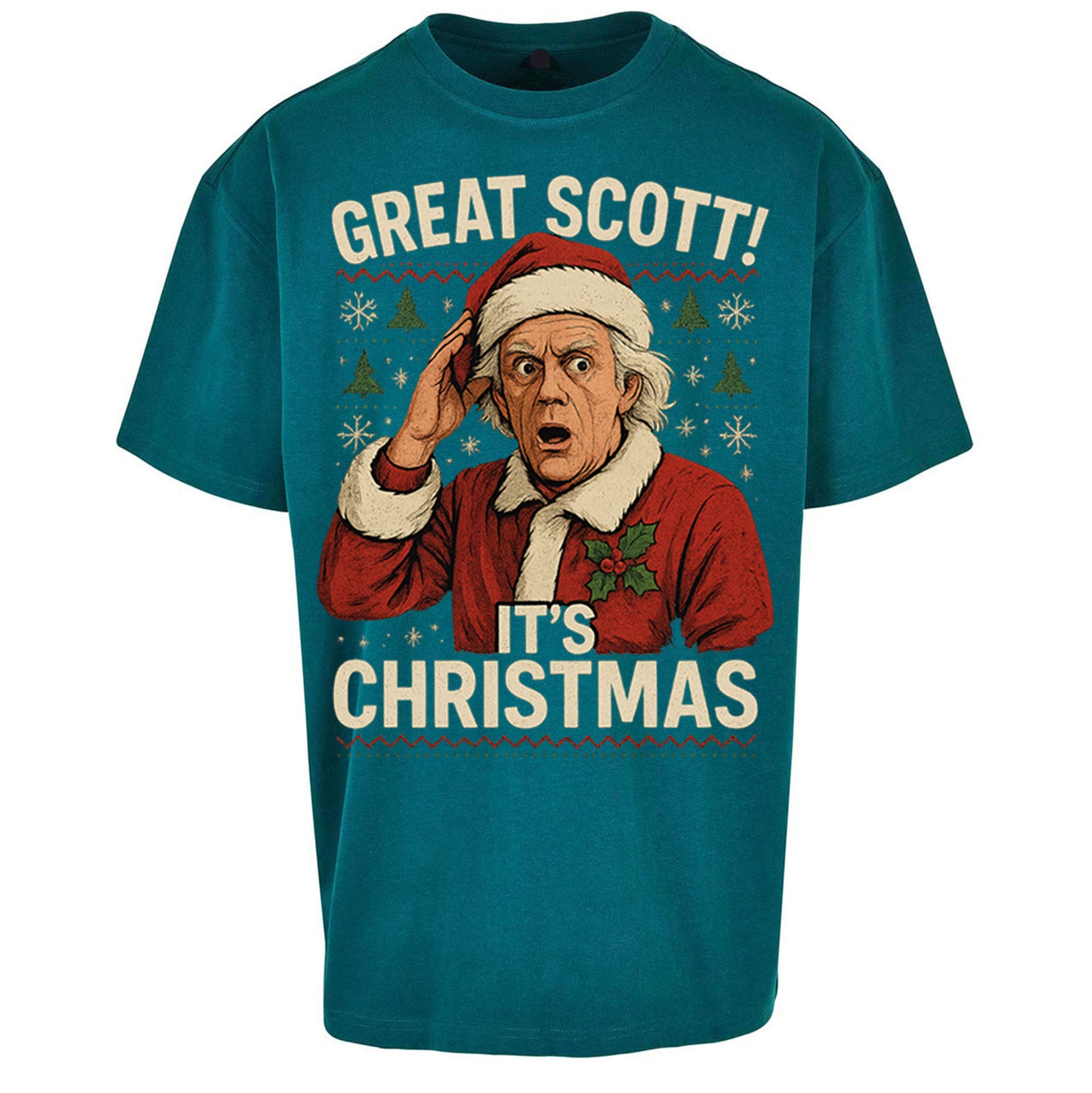 Back to the Future Doc Brown Oversized T Shirt 