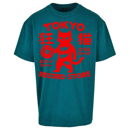 Tokyo Record Store Oversized T Shirt