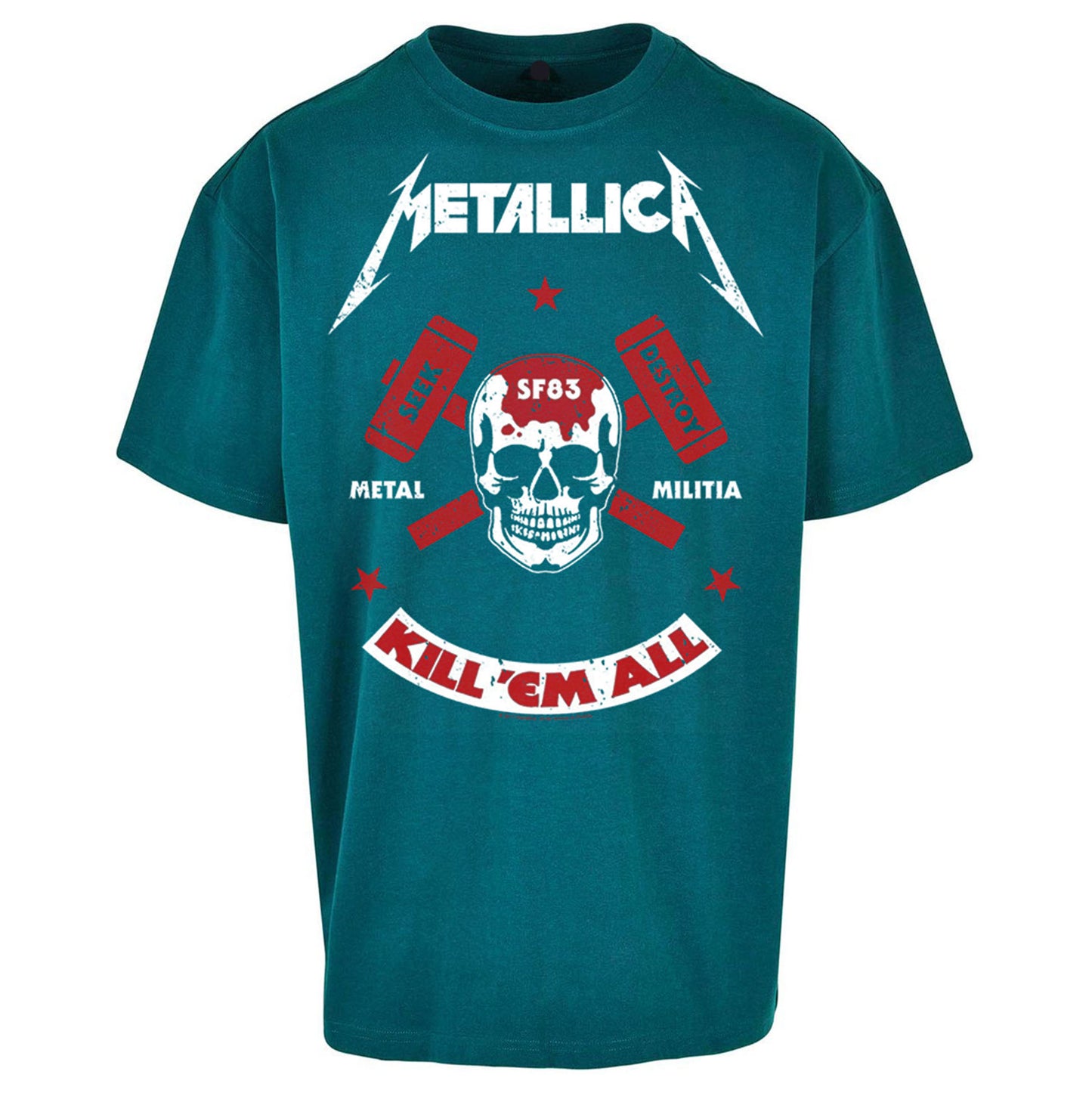 Metallica Seek Destroy Oversized T Shirt
