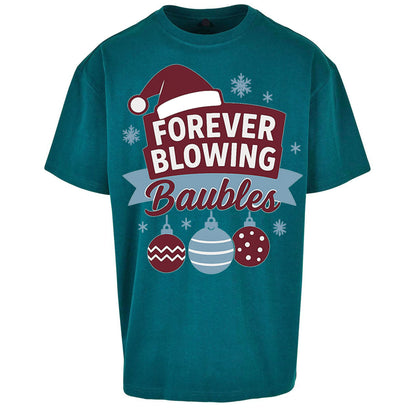 Forever Blowing Baubles West Ham Christmas - Oversized T Shirt