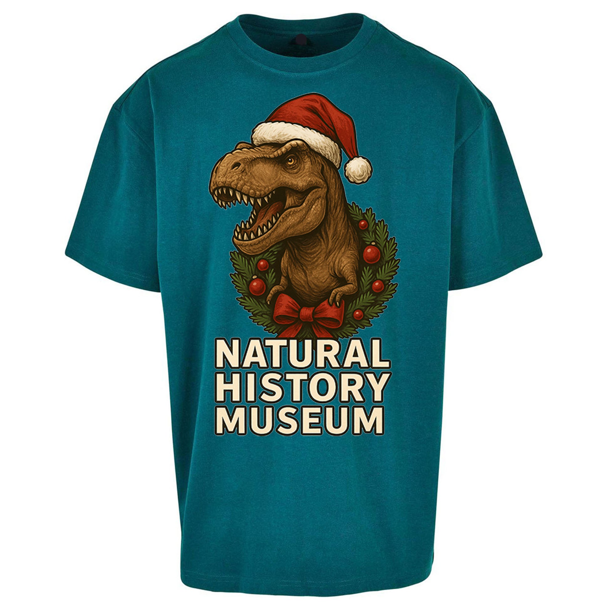 Natural History Museum Christmas Oversized T Shirt