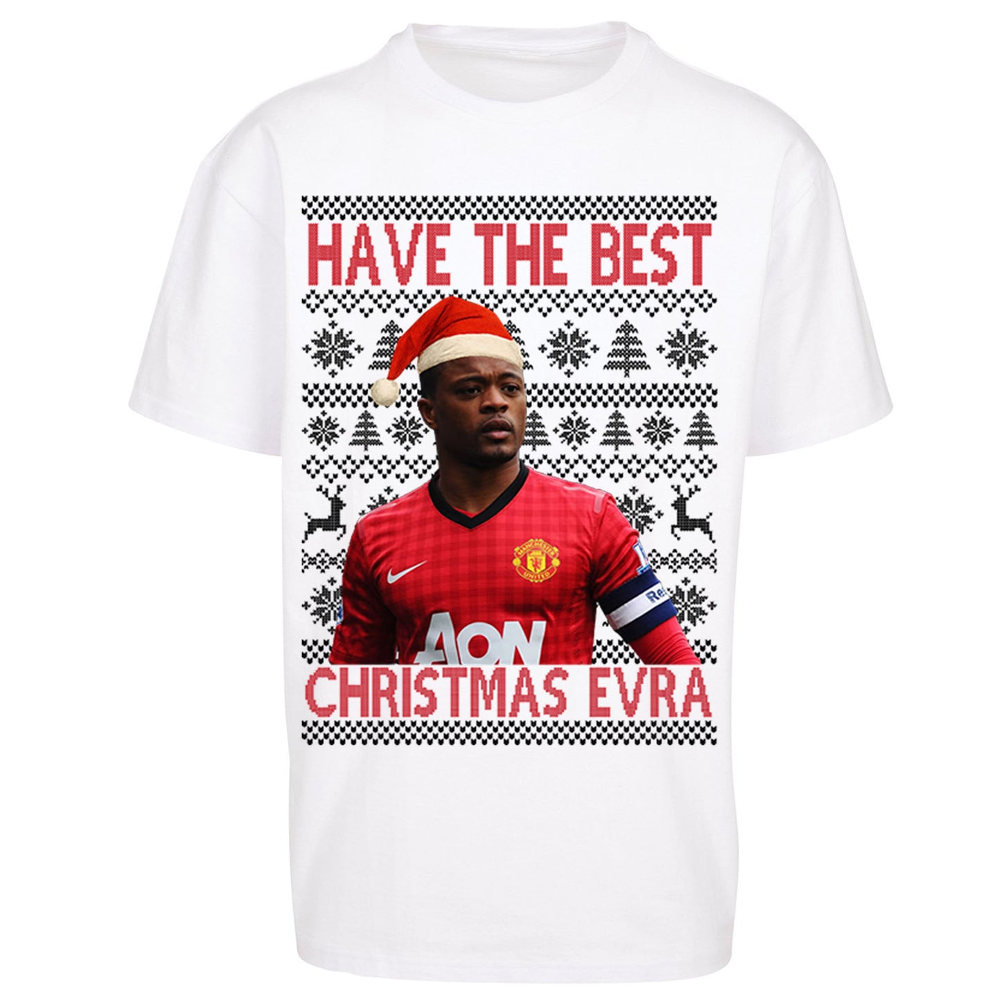 Man Utd Xmas Oversized T Shirt