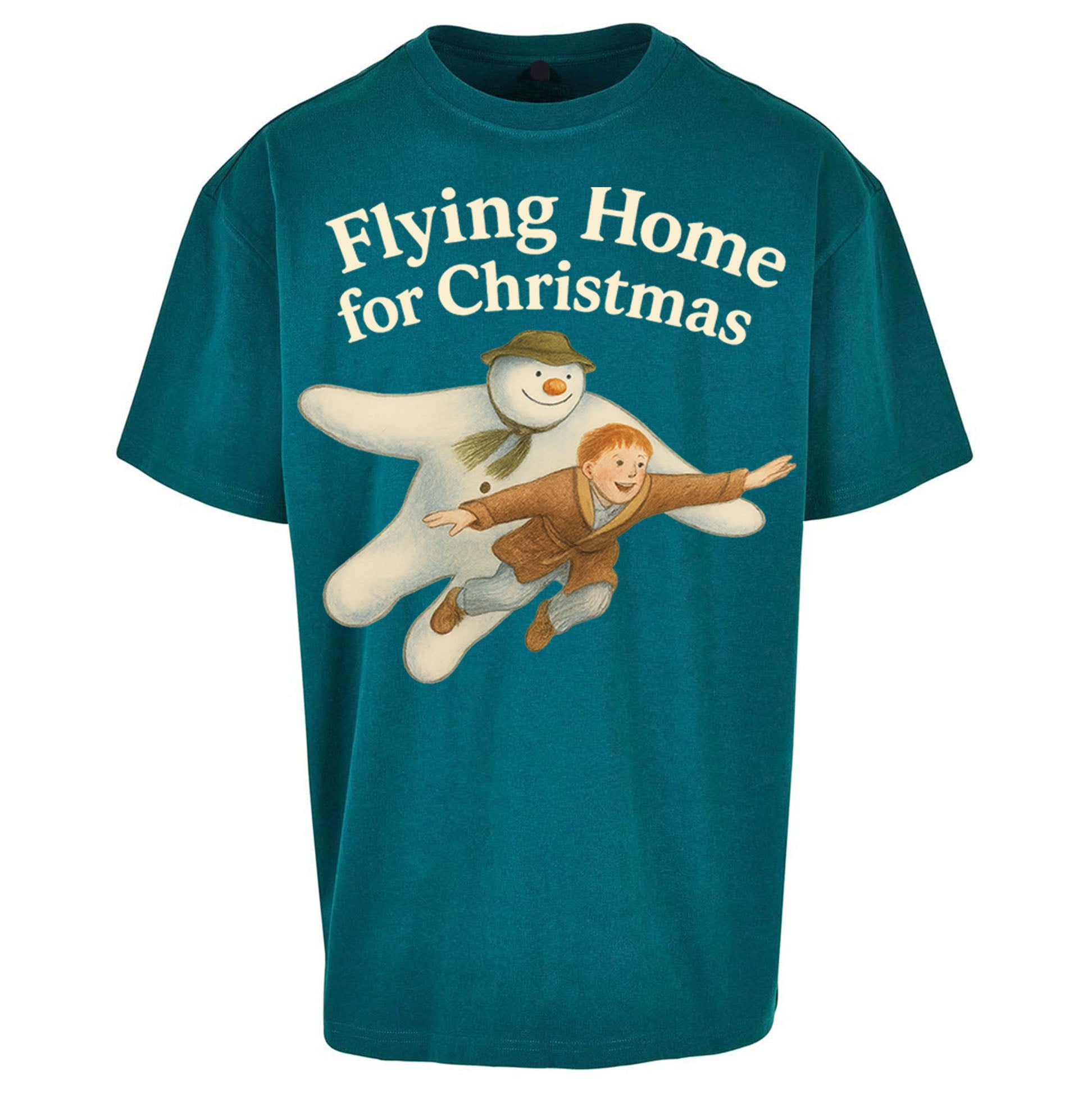 The Snowman Movie Christmas Oversized T Shirt