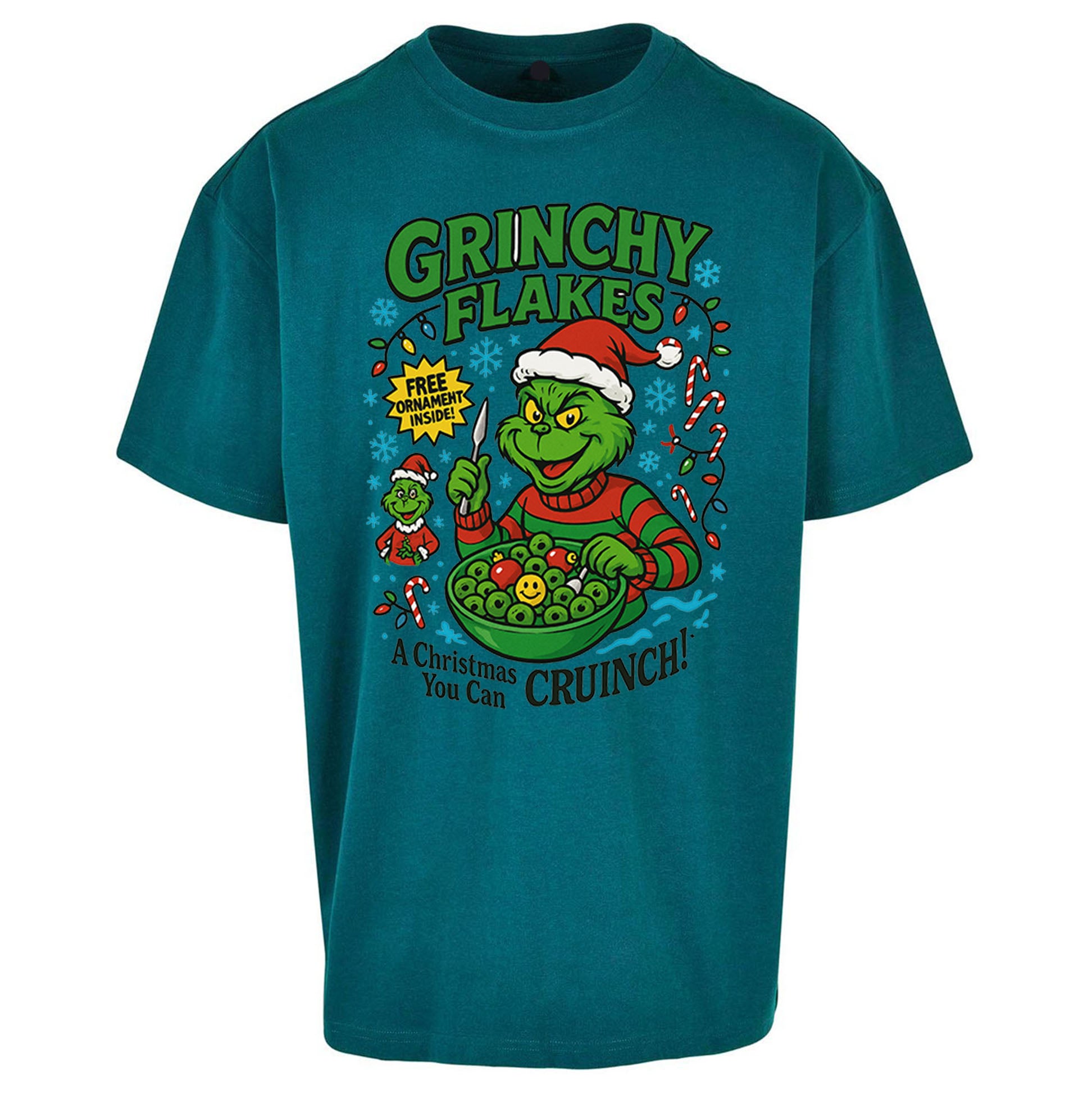 Grinch Christmas Oversized T Shirt