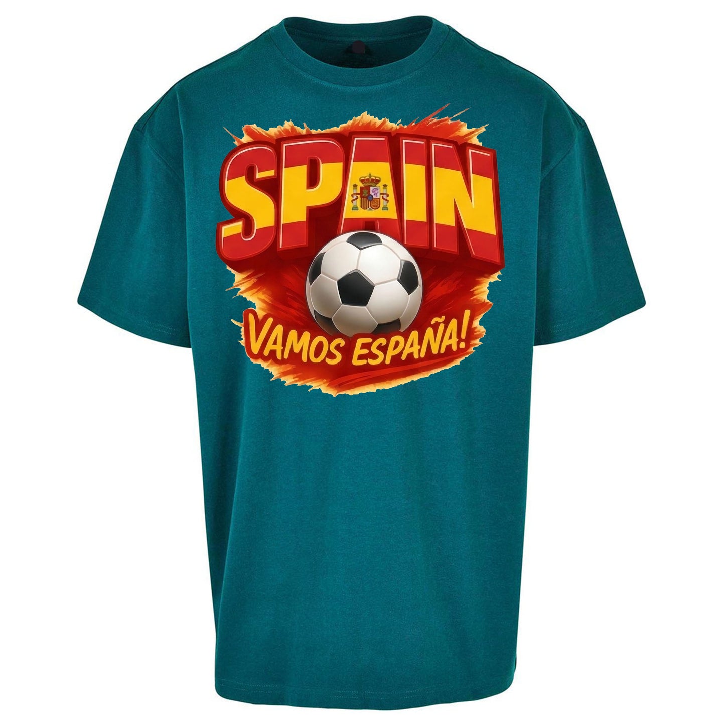 Spain Retro World Cup Oversized T Shirt