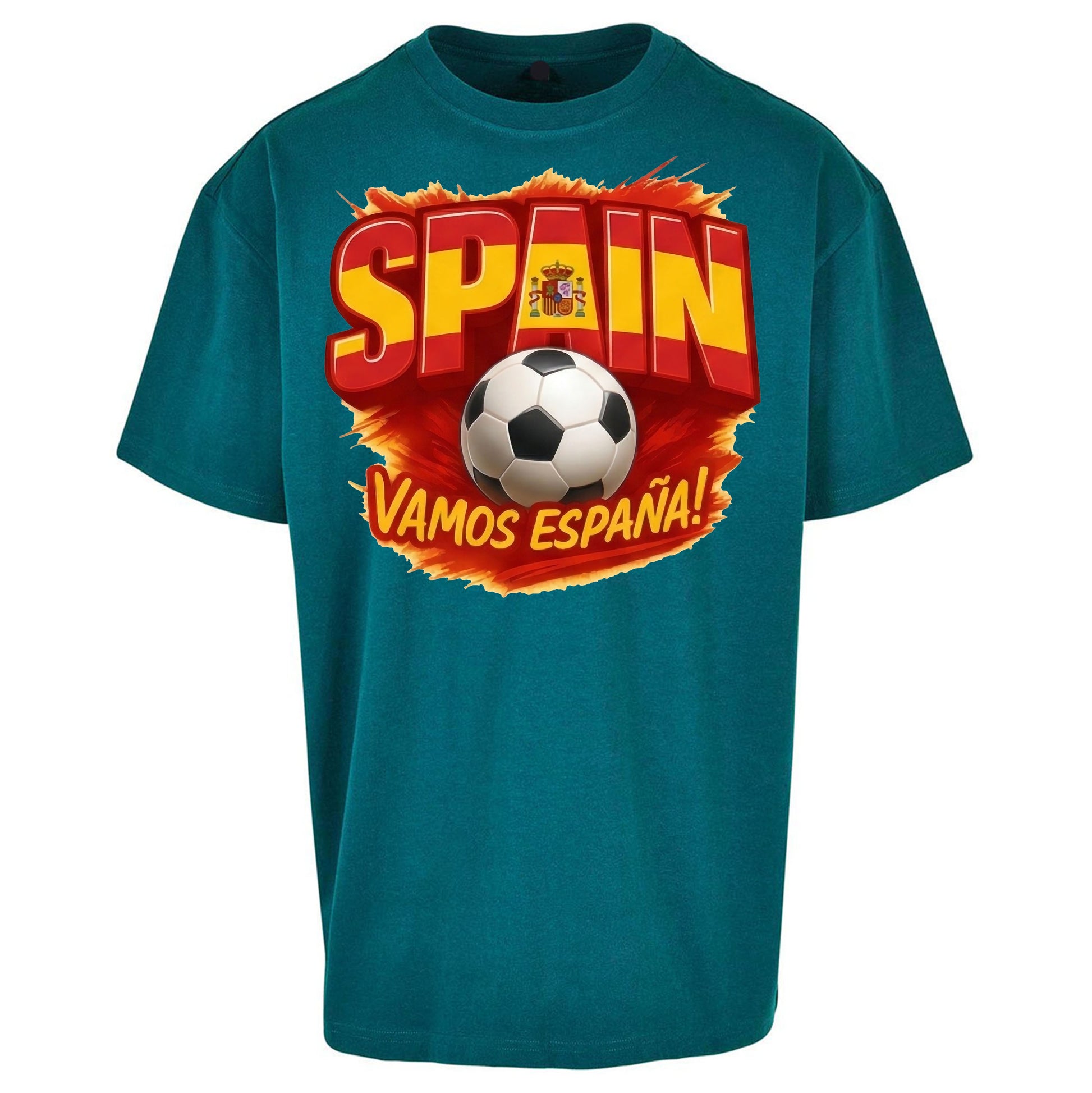 Spain Retro World Cup Oversized T Shirt