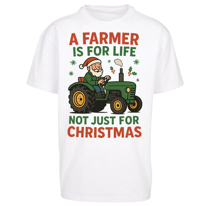 Farmer Christmas Oversized T Shirt