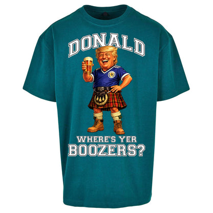 Donald Trump Scotland World Cup Oversized T Shirt