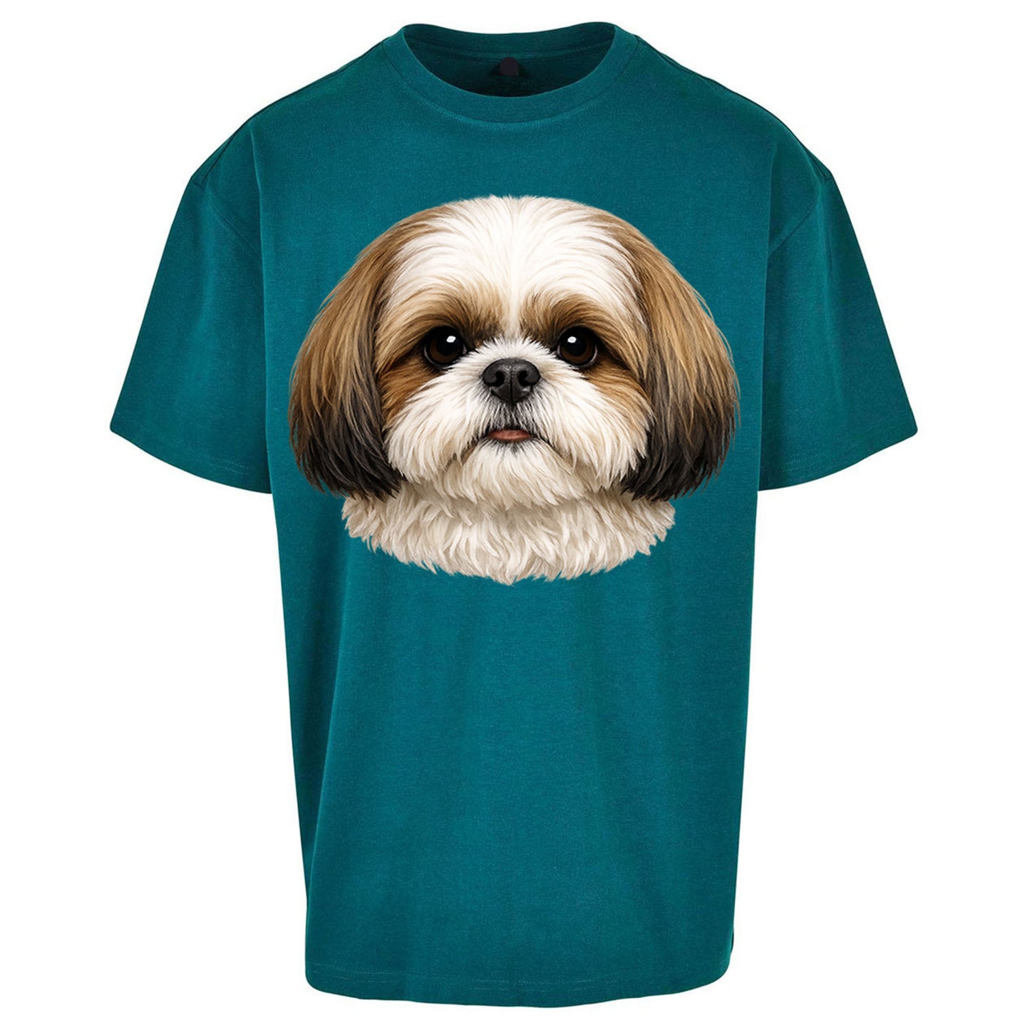 Shih Tzu Face Oversized T Shirt 