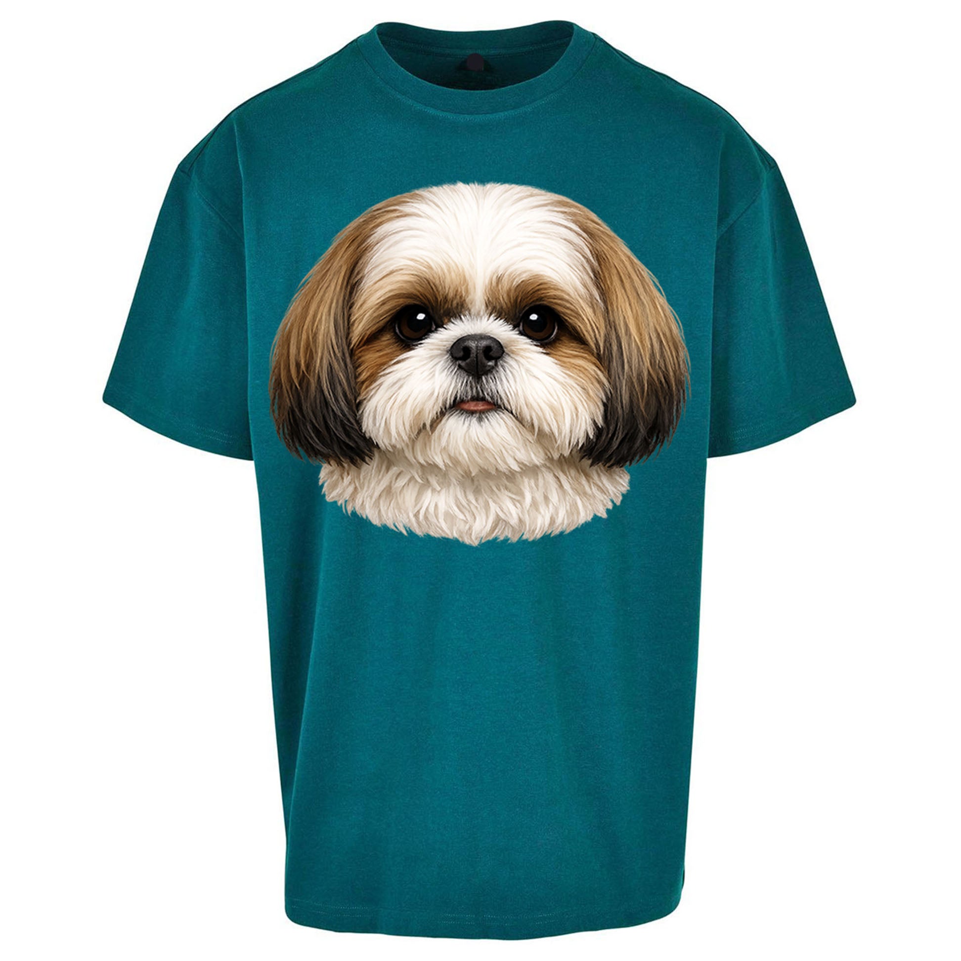 Shih Tzu Face Oversized T Shirt 