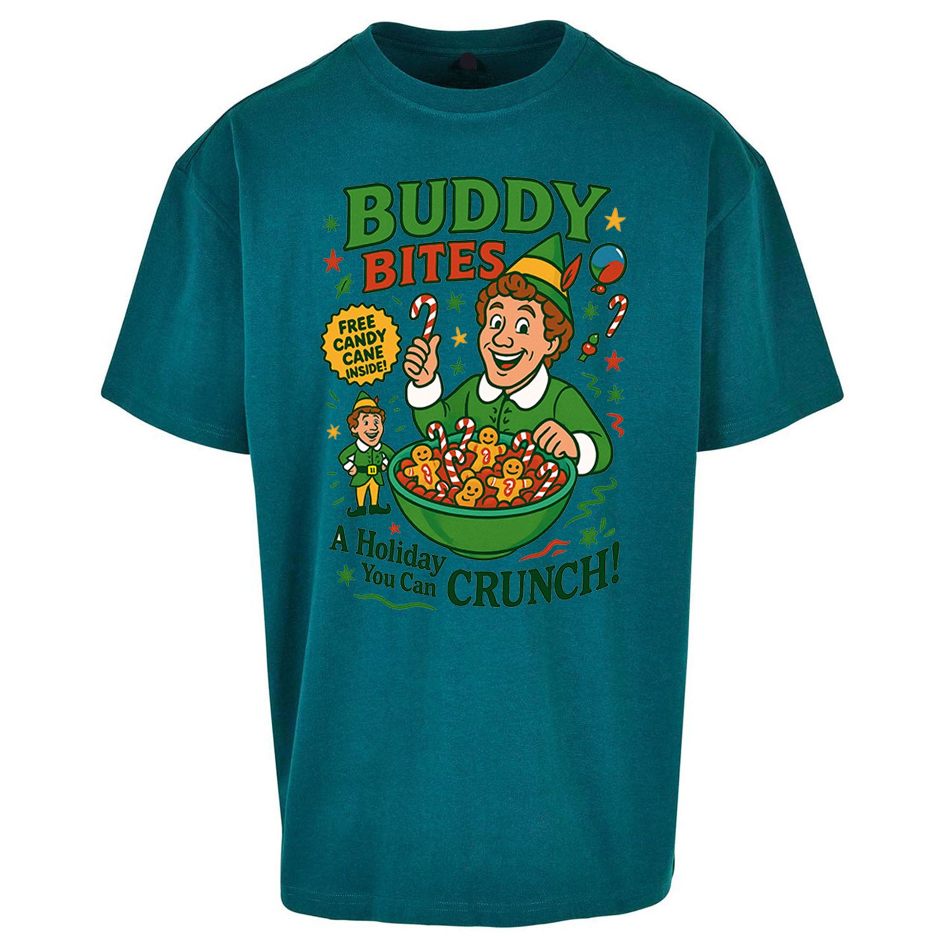 Elf Christmas Oversized T Shirt