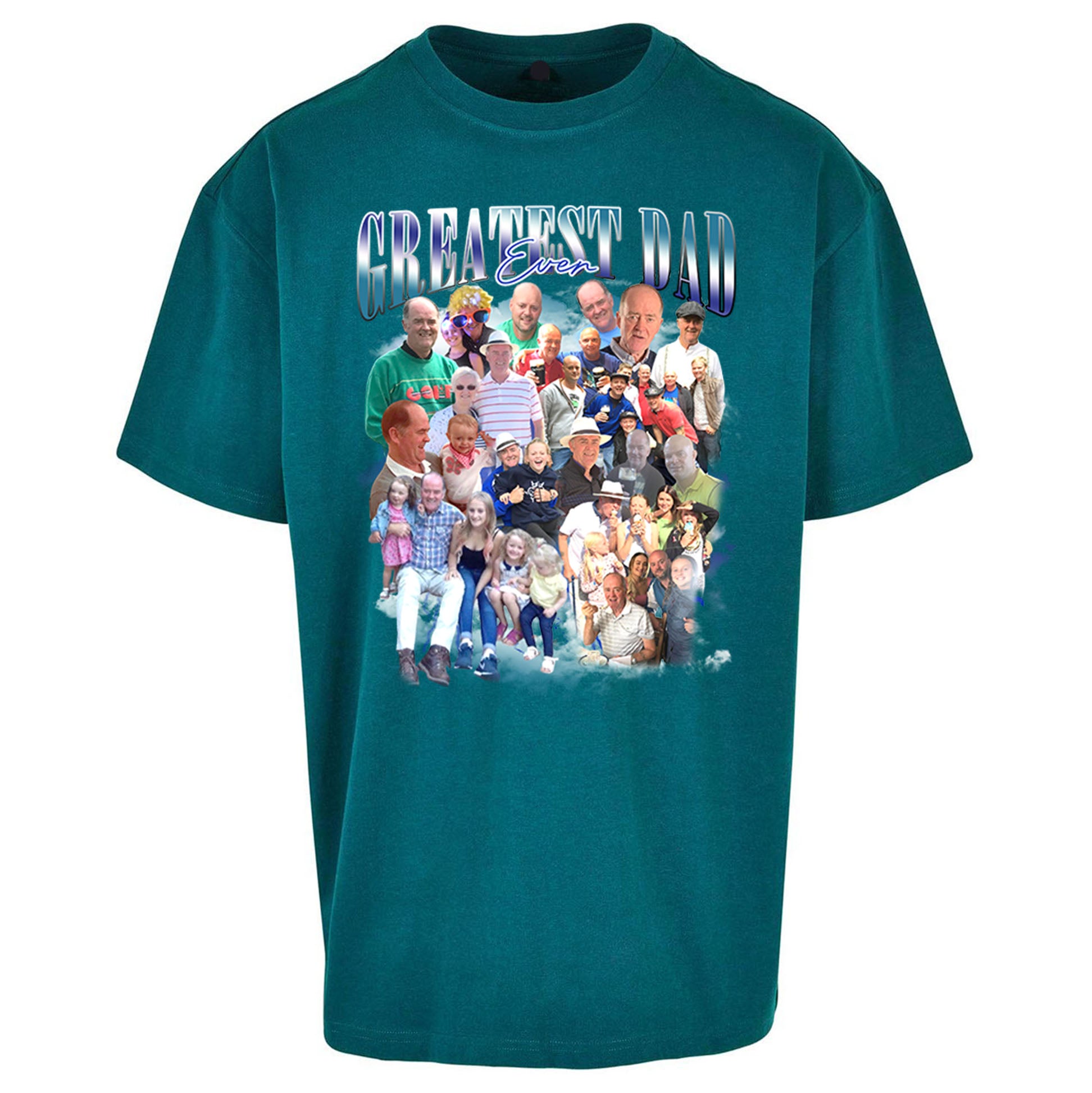 Fathers Day Personalised Oversized T Shirt
