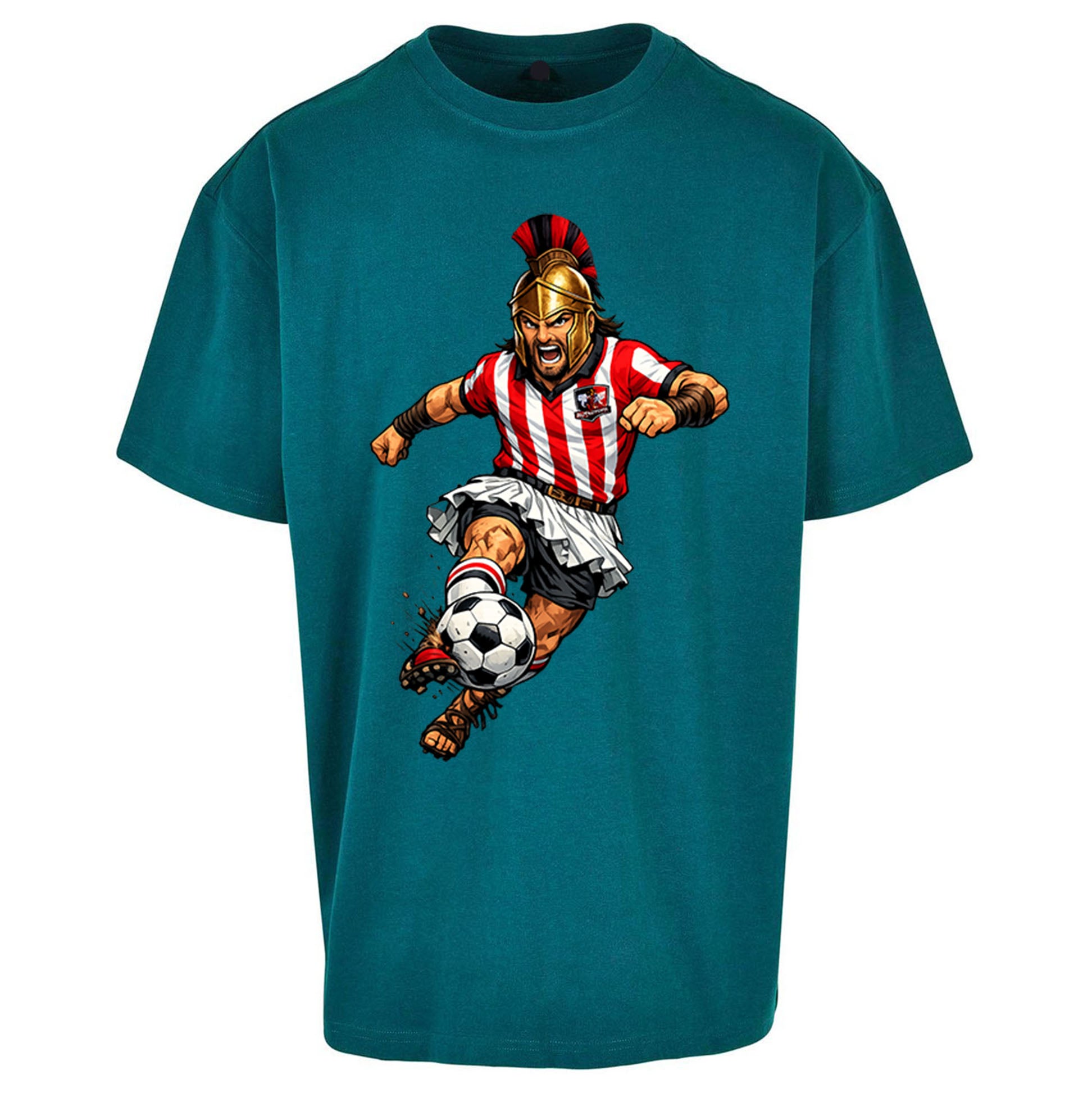 Retro Exeter City Football Oversized T Shirt