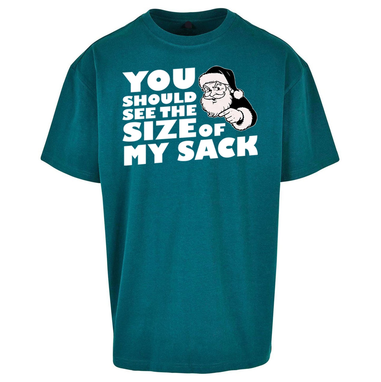 Santas Sack Oversized T Shirt